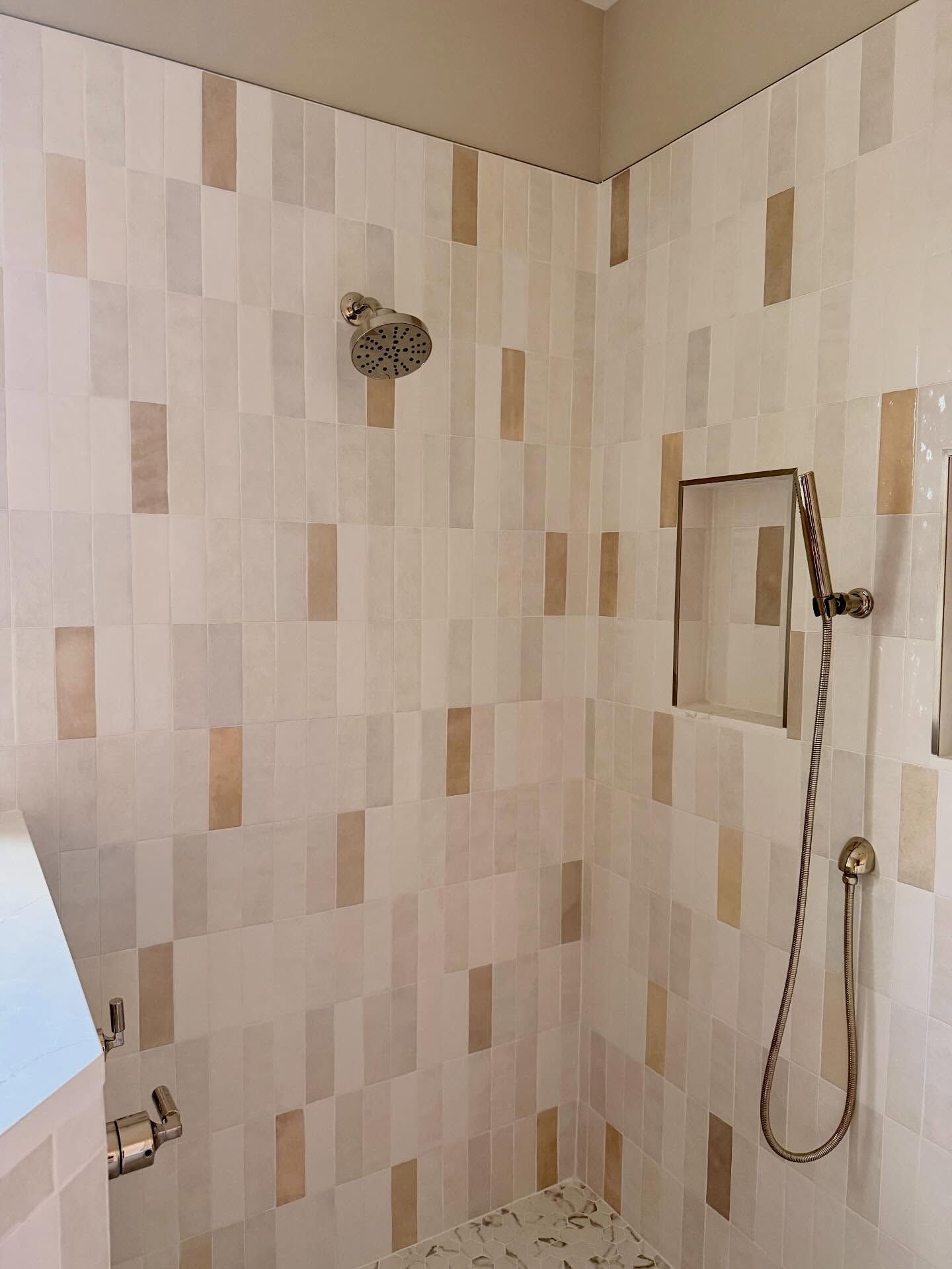 Current status: not finished… but already stunning 😍
That’s the power of quality materials like Rickert tile and Delta fixtures.
If your bathroom is due for an upgrade, you know who to call!
@deltafaucet
@rickerttile
#BathroomRemodel #ShowerRemodel #WorkInProgress #TileDesign #PensacolaRemodel