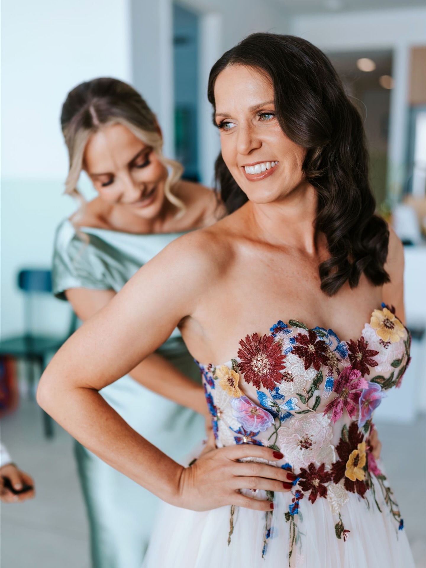 No need to carry a wedding bouquet when you are wearing a beautiful floral display and glide in the softest tulle.
Inspired bride flash back to Ailsa and Cameron’s wedding Feb 2026. With met gala fashion overload this week, who doesn’t love the wedding gown reveal moment - show your style and personality. Love them all 💛
Photo @better_together_photo_co
Hair @amandalamonicamakeupartist
