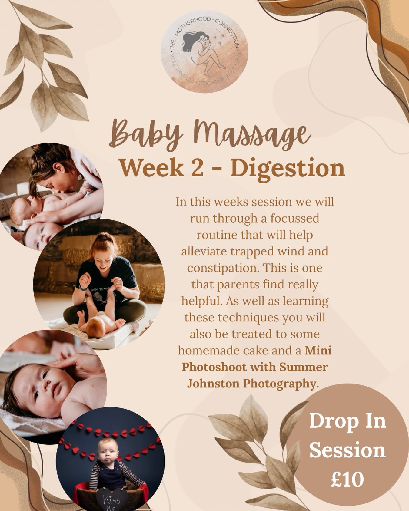 🍂🤍 DROP IN BABY MASSAGE WITH MINI PHOTOSHOOT 🤍🍂
This week we will be back at @theoldhaybarnbirtle for another beautiful session of Baby Massage, this week focussing on helping digestion, trapped wind and constipation (AKA The Burps & Farts week).
As well as learning some super helpful techniques, we will also be joined by @summerjohnstonphoto for a ✨ FREE MINI PHOTO SHOOT ✨ as part of the session. Perfect timing to order something for Father’s Day in a few weeks!!!
We have 9 people booked on the 5 week block so we only have 1 drop in session on each of the weeks so you need to be quick if you’d like to join us.
For £10 you’ll get;
🤎 A beautifully relaxing morning, bonding with your little one
✨ A toolkit of techniques to help soothe your baby
🤍 An opportunity to connect with other local parents
✨ A slice of homemade cake
🤎 AND a Baby Photoshoot with a professional photographer
https://www.themanchester-doula.com/booking-calendar/baby-massage-drop-in?referral=service_list_widget