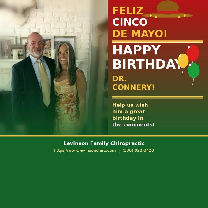 Happy Cinco de Mayo AND happy birthday to Dr. Connery! 🎂
Double the reason to celebrate today!
Drop a birthday wish for him in the comments!
👉 Link in bio
#CincoDeMayo #HappyBirthday #CuyahogaFalls #AkronOhio #FamilyChiropractic
