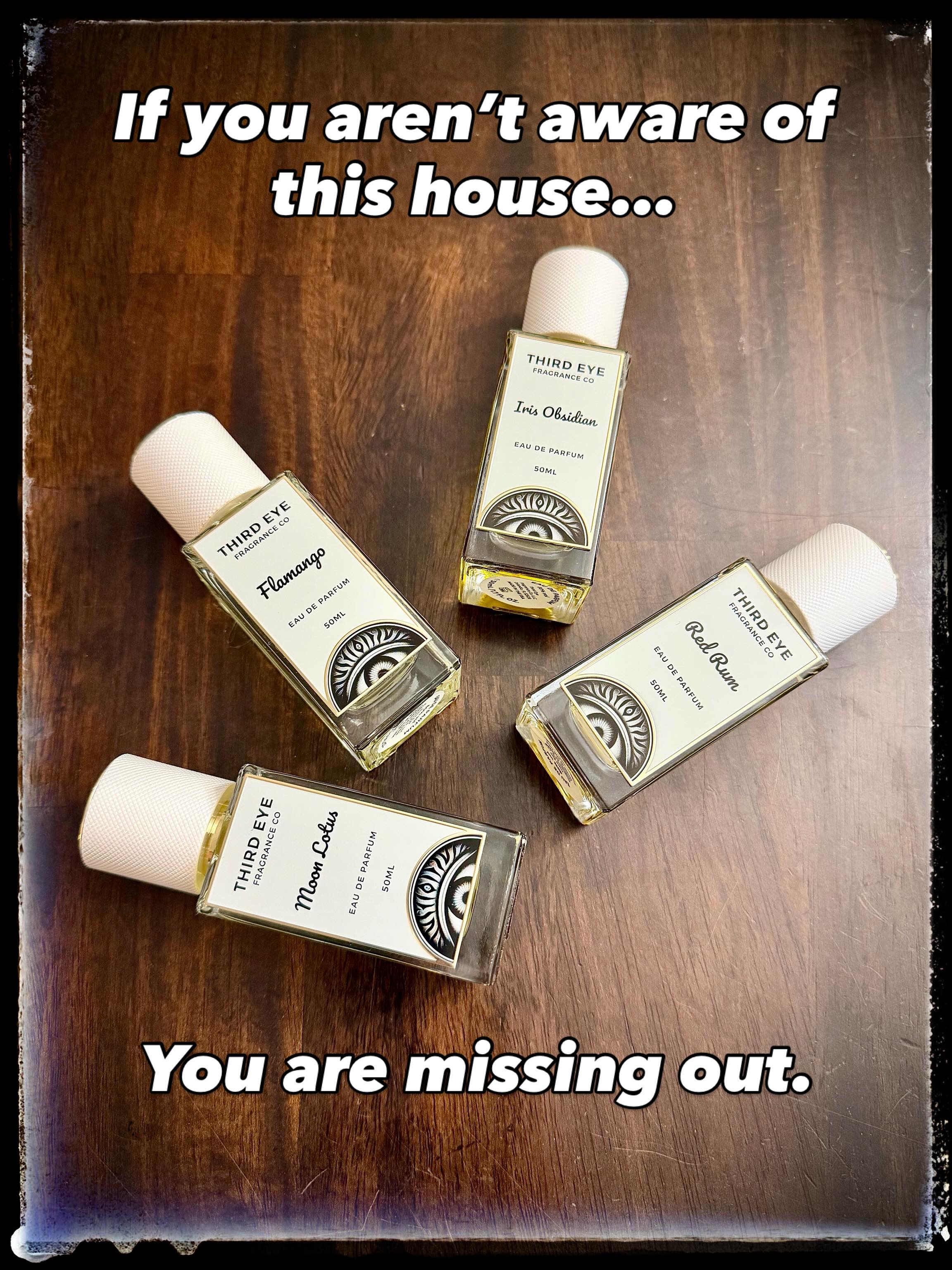 @thirdeyefragranceco is a house that should definitely be on your radar. The owner, Will Southard, is a buddy of mine and I’ve watched him as he grew this from an idea to something tangible, and he has really taken off! To see where he is at now in such a short amount of time is incredible and I’m making this post to support a fellow artisanal niche perfume brand. We all need to support each other, especially if it’s something we believe in, and I believe in Will and what he is doing with Third Eye Fragrance Co.! Four absolute INCREDIBLE releases, getting TONS of hype, and I’m here to tell you… I’ve gotten some sneak peaks at what is to come, and ya’ll ain’t ready!! The best is still yet to come! 😉 So go and give him a follow if you aren’t already, and check his stuff out… he now has discovery sets available, so definitely check those out and thank me later! Keep doing your thing, Will! Excited to see where you go! 🚀
#perfume #perfumes #parfum #fragrance #cologne