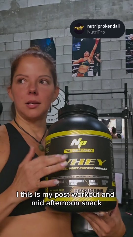 Coach Ria shares her fave Whey Protein.
Zero clumps.
Zero after taste.
Cappuccino flavor with coffee as an afternoon pump?! What.
Come grab it from us
Nutrition coaching - we teach you how to eat well.
@nutriprokendall
#MiamiMoms #kendallgym #tuesdaytip