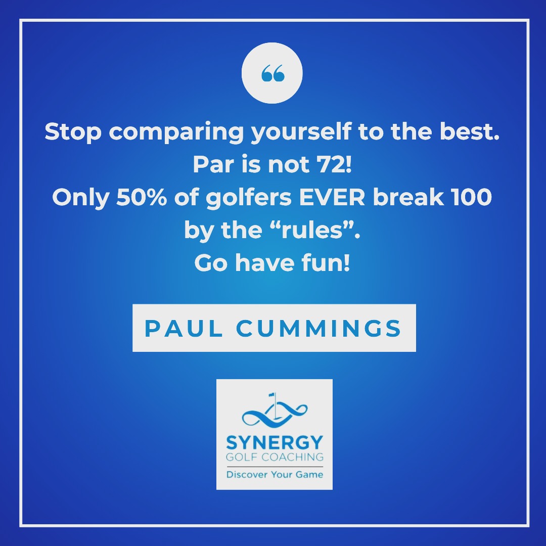 I know most people don't ever play exactly to the PGA or R&A rules, unles they're playing in a tournament. Guess what? Don't. Go and enjoy your day. You've paid your money, play it the way you want to. And, stop comparing!
#synergygolf365 #oakvillegolflessons #golf #golfbooks #golflessons
#mississaugagolflessons #youcandoit