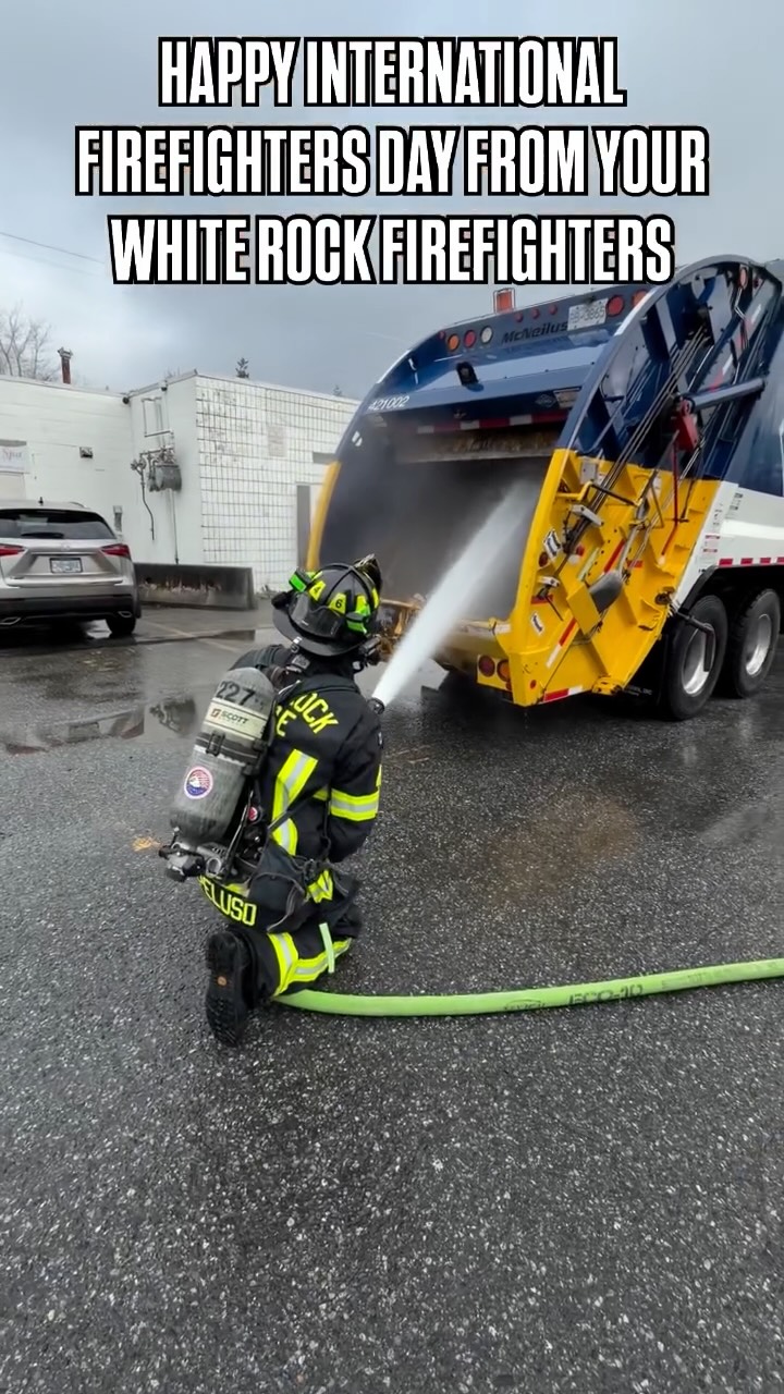 Today we recognize International Firefighters’ Day 🚒
Proud to serve the White Rock community—24/7, through every call, every challenge, and every moment that matters. We honor those who came before us, stand beside those who serve today, and remember those we’ve lost.
Thank you to our members, our families, and our community for your continued support.
#InternationalFirefightersDay #WhiteRockFire #ProudToServe #Firefighters #CommunityStrong