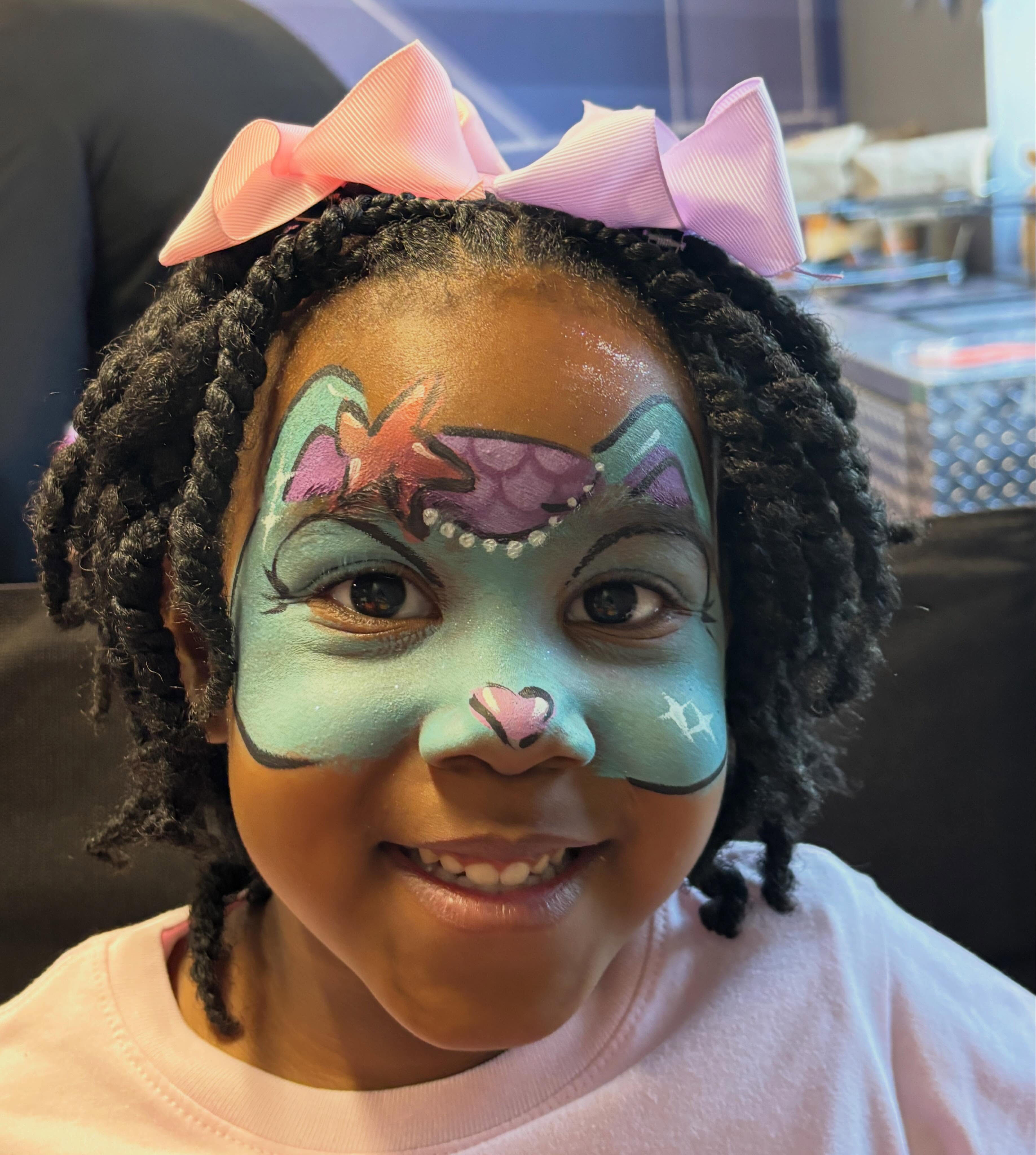 Mercat was spotted at this Gabby’s Dollhouse party. 😍 #gabbysdollhouse #gabbysdollhousebirthday #birthdaygirl #knoxville #facepaintersofinstagram