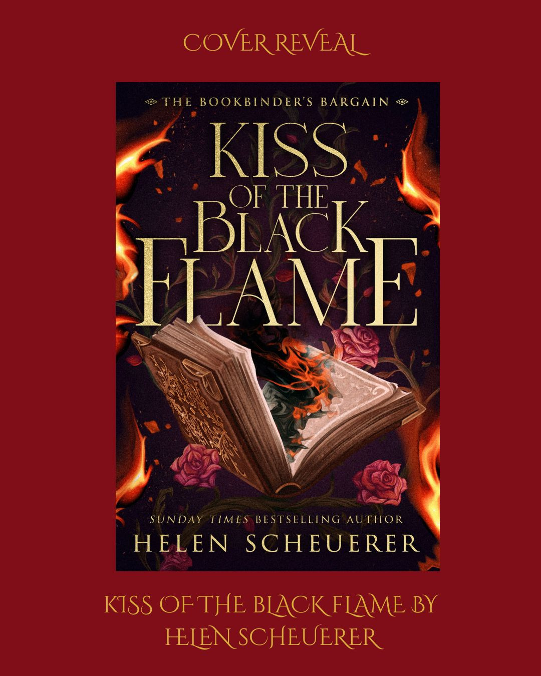 Cover Reveal!
I'm so excited to be able to help share the cover reveal for @@helenscheuerer's upcoming book, Kiss of the Black Flame! You can read more in my blog post: https://www.llhunterbooks.com/blog
@storywrappers @atriabooks @simonmaverickaudio @waywardtxf