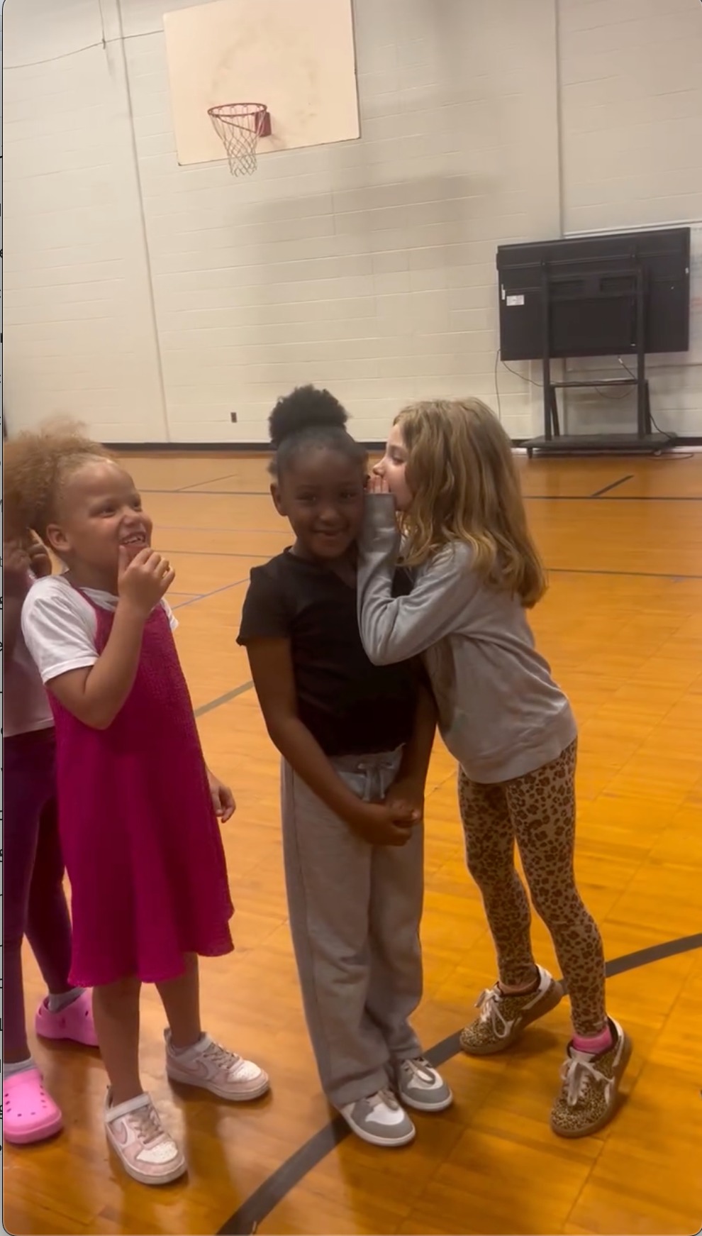 You know the rules — listen closely and don't mess it up. 😄📞
The kids at Oak Park are playing Telephone with Ms. Megan and Ms. Heather, and learning that how you listen matters just as much as what you say.
Simple game. Big lesson. That's the Club way. 💙