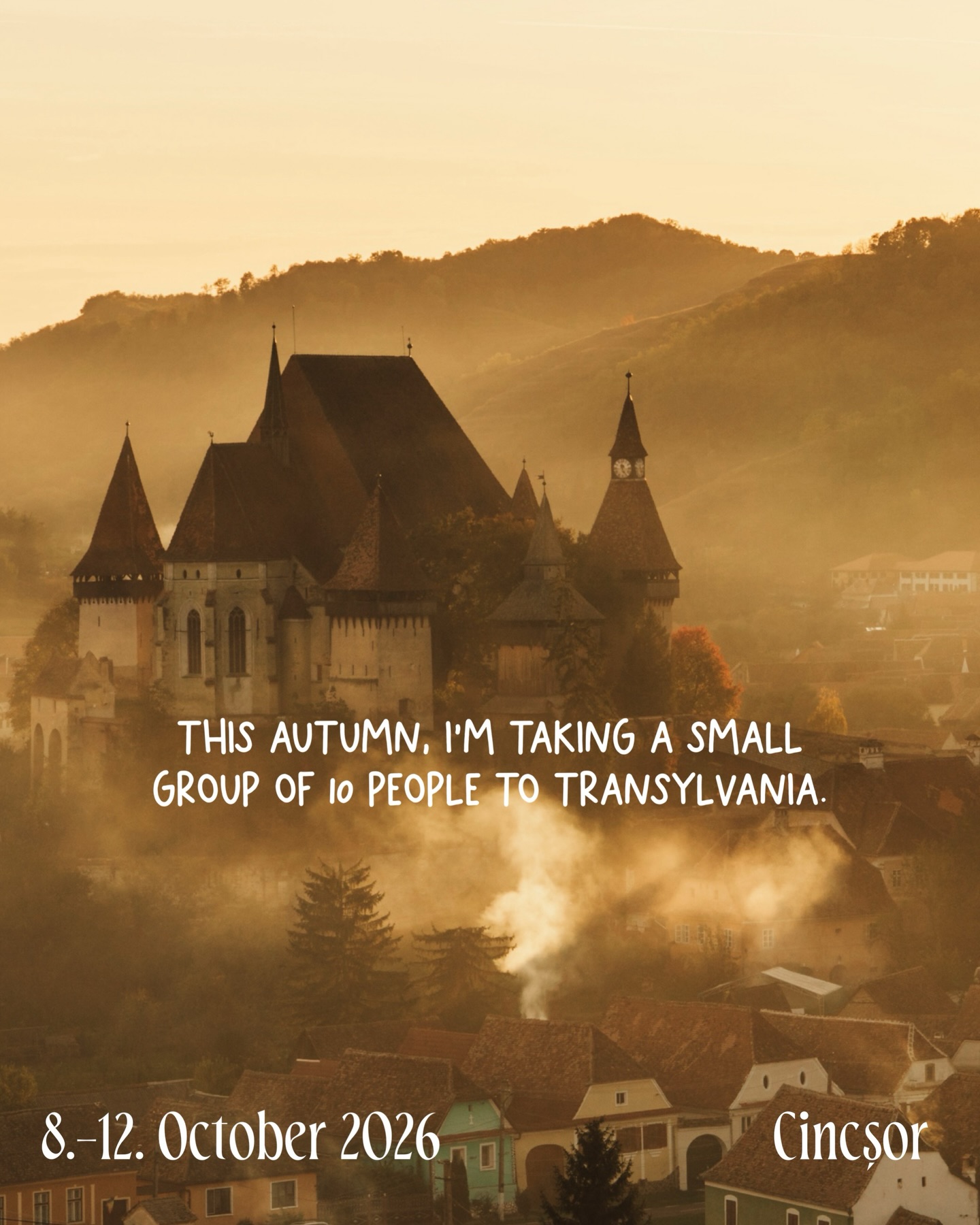 Together with @travelarte.ro, we created a small group experience for those who crave something real: an authentic journey into the heart of Romania: Transylvania.
This retreat is for those who want to slow down, reconnect creatively through photography and experience a rare corner of Europe with depth, beauty and intention. With me, a local, photographer and host.
Everyone who enjoys photography is welcome.
Digital, film or phone.
You do not need to be an expert. Curiosity is all it takes.
If you notice the way light falls on an old brick wall, the reflection of trees in a lake, the texture of weathered doors, the quiet beauty most people walk past… this is for you.
We intentionally kept it intimate, with only 10 places available✨
The website is now live 🥹🥹❤️
Comment TRANSYLVANIA and I’ll send you the link personally.
#TransylvaniaRetreat #VisitTransylvania