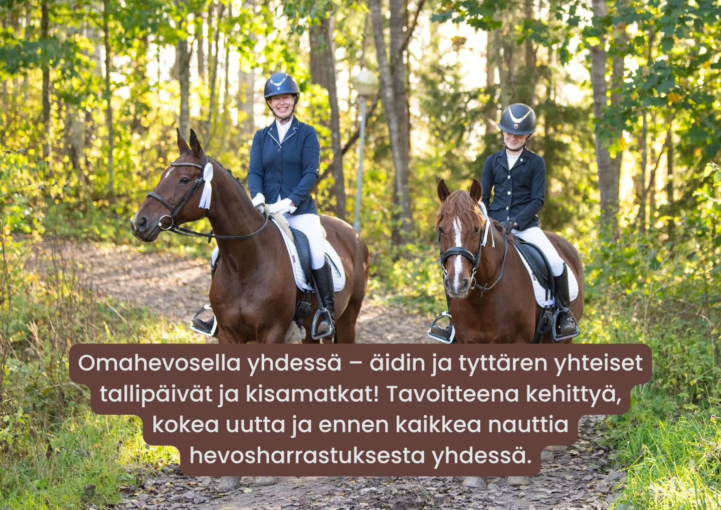 Anu ja Emppu kertoo omahevoskokemuksesta ja yhteisestä ajasta tallilla. 🤎 Haastattelu löytyy myös omahevosen verkkosivuilta kohdasta ajankohtaista.
#omahevonen #happyrider #espoonkartano