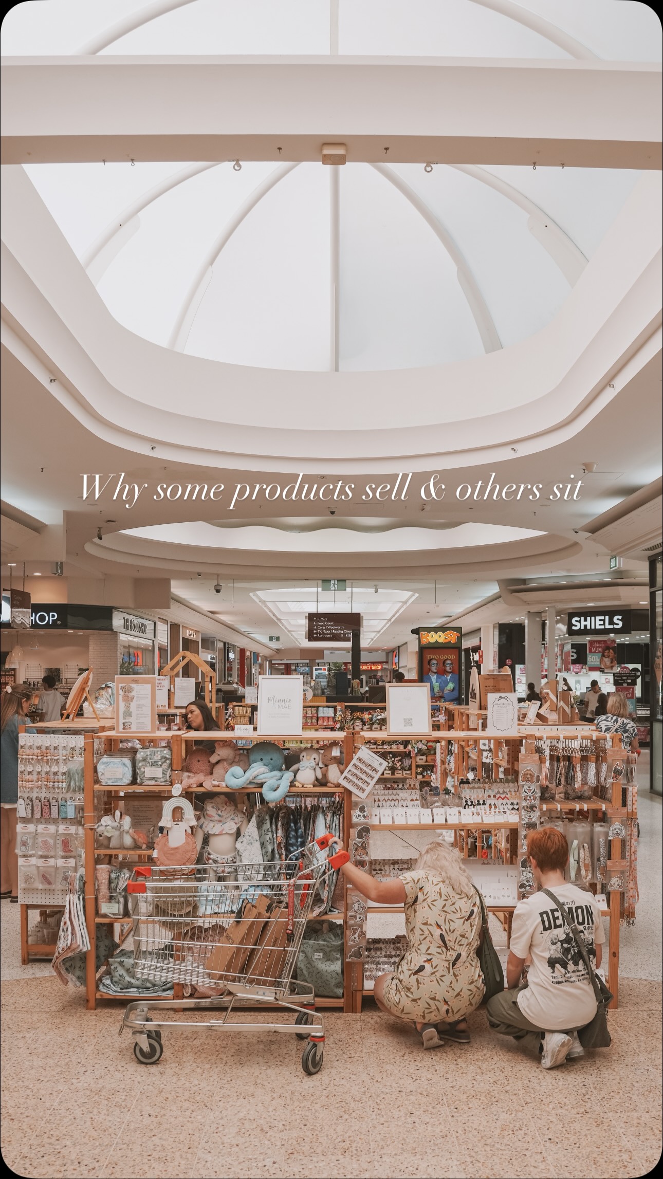 Honestly? There’s no formula for what sells in retail. Every product is different, every category has its own rules, for example a beautifully packaged candle and a bag of dog treats are not playing the same game 🐾
Here just things worth thinking about 👇
🏷️ A clear price tag
Maybe the simplest one. Products without visible pricing often get put back down, most customers won’t ask.
📸 Packaging that works for your category
“Photogenic” looks different for everyone. For some it’s clean and minimal, for others it’s bold and fun, and yeah sometimes it’s just a really good label on a bag of treats. The point isn’t pretty, it’s recognisable.
✏️ A story you can tell in one sentence
“Handmade in Adelaide by a mum of two” tends to land better than “artisan crafted with love.” Specific beats poetic but the right tone depends on who you’re talking to.
🛒 The right neighbours on your rack
A $40 product next to $12 ones can feel overpriced. Next to $60 ones, it feels like a deal. Placement shapes perception more than people realise.
None of this is absolute. Some of our vendors break every “rule” and still sell out.
Curious!!👀 What’s something that’s helped your products sell, that no one really talks about? Drop it below 👇