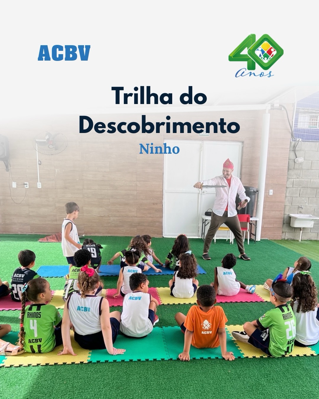 Nossos alunos do Ninho reviveram a chegada de Pedro Álvares Cabral ao Brasil, em 1500 🚢🇧🇷, compreendendo de forma lúdica o início da colonização portuguesa.
Durante a vivência, eles participaram de uma divertida caça ao tesouro 🗺️✨
Sempre lembrando que Deus criou todas as coisas e todas as nações: “De um só fez toda a raça humana…” (Atos 17:26) 🙏
#ACBV #ACBV40anos