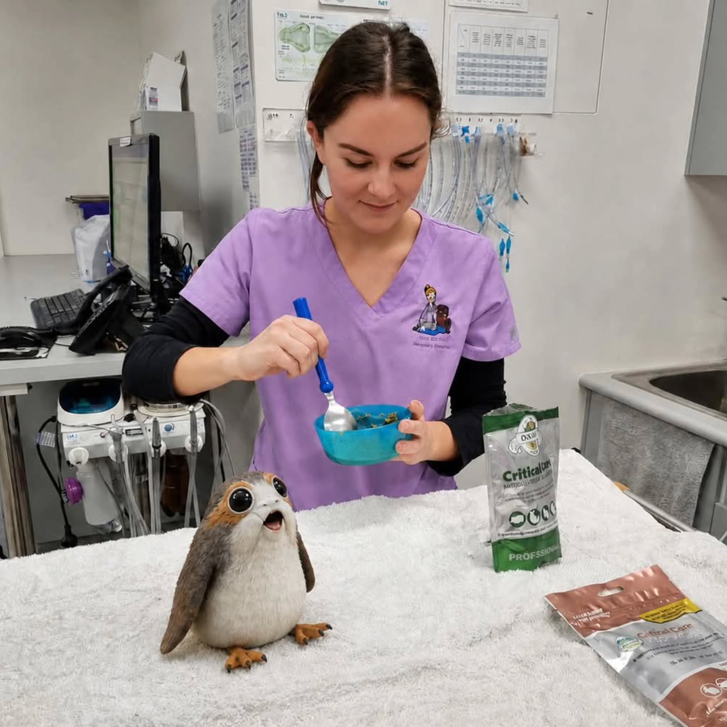 May the 4th be with you 👽
Not your average consult today…
✔️ Bright
✔️ Hungry
✔️ Possibly from a galaxy far, far away
Now accepting Porgs for bookings 🐧