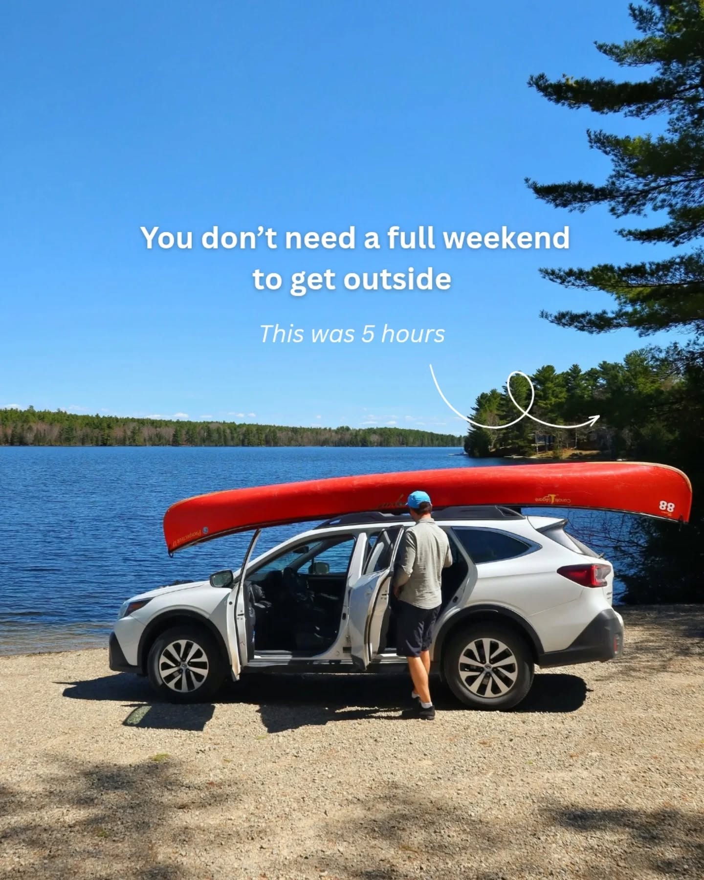 Not every trip needs to be a full production.
This was a few hours, close to home, and still worth it. 🛶
Found 📍White Lake from @paddlingmagazine and would absolutely go back.
#ottawavalley
#canoetrip
#womenwhoexplore
#getoutside
#microadventure