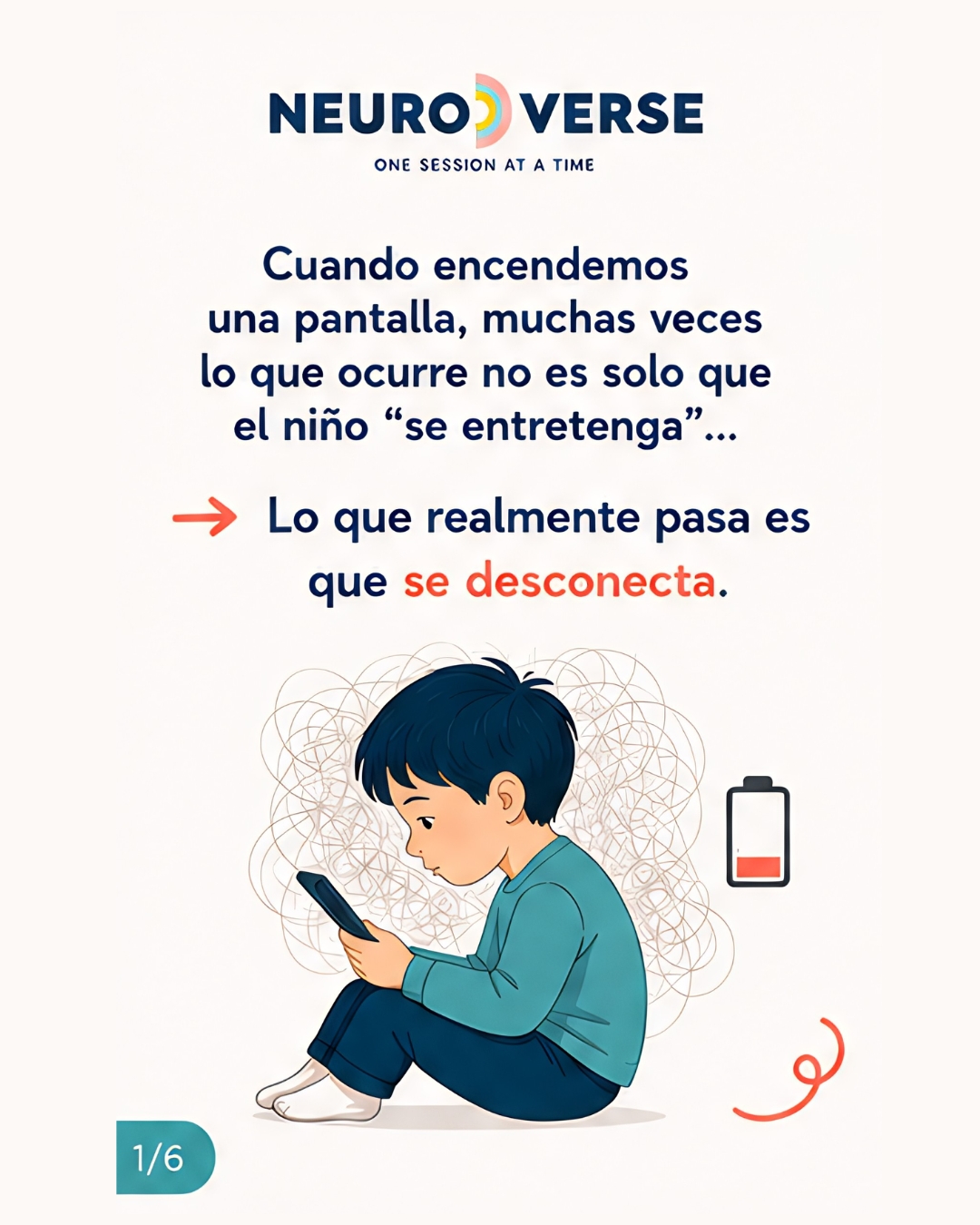 Encendemos una pantalla pensando que estamos ayudando a que el niño se entretenga…
pero muchas veces lo que realmente ocurre es que se desconecta.
Se apaga su curiosidad.
Se apaga su iniciativa.
Se reduce su interés por explorar, jugar y relacionarse.
🧠 El cerebro infantil está diseñado para aprender a través del movimiento, el juego y la interacción… no desde la pasividad constante.
⚠️ Las pantallas no son el problema.
El problema es cuando reemplazan lo que realmente hace crecer a un niño.
🌱 Menos pantallas, más infancia:
más juego, más conexión, más experiencias reales.
💡 No se trata de prohibir…
se trata de acompañar, poner límites y ofrecer alternativas.
❤️ Porque educar también es proteger lo que los niños necesitan para desarrollarse.
#NeuroDverse #CrianzaRespetuosa #ABA #Neurodiversidad #PantallasEnNiños #DesarrolloInfantil #Autismo #ADHD #JuegoLibre #FamiliasConscientes #EducacionConAmor #EstimulaciónTemprana #PadresConscientes #InfanciaFeliz #AprenderJugando