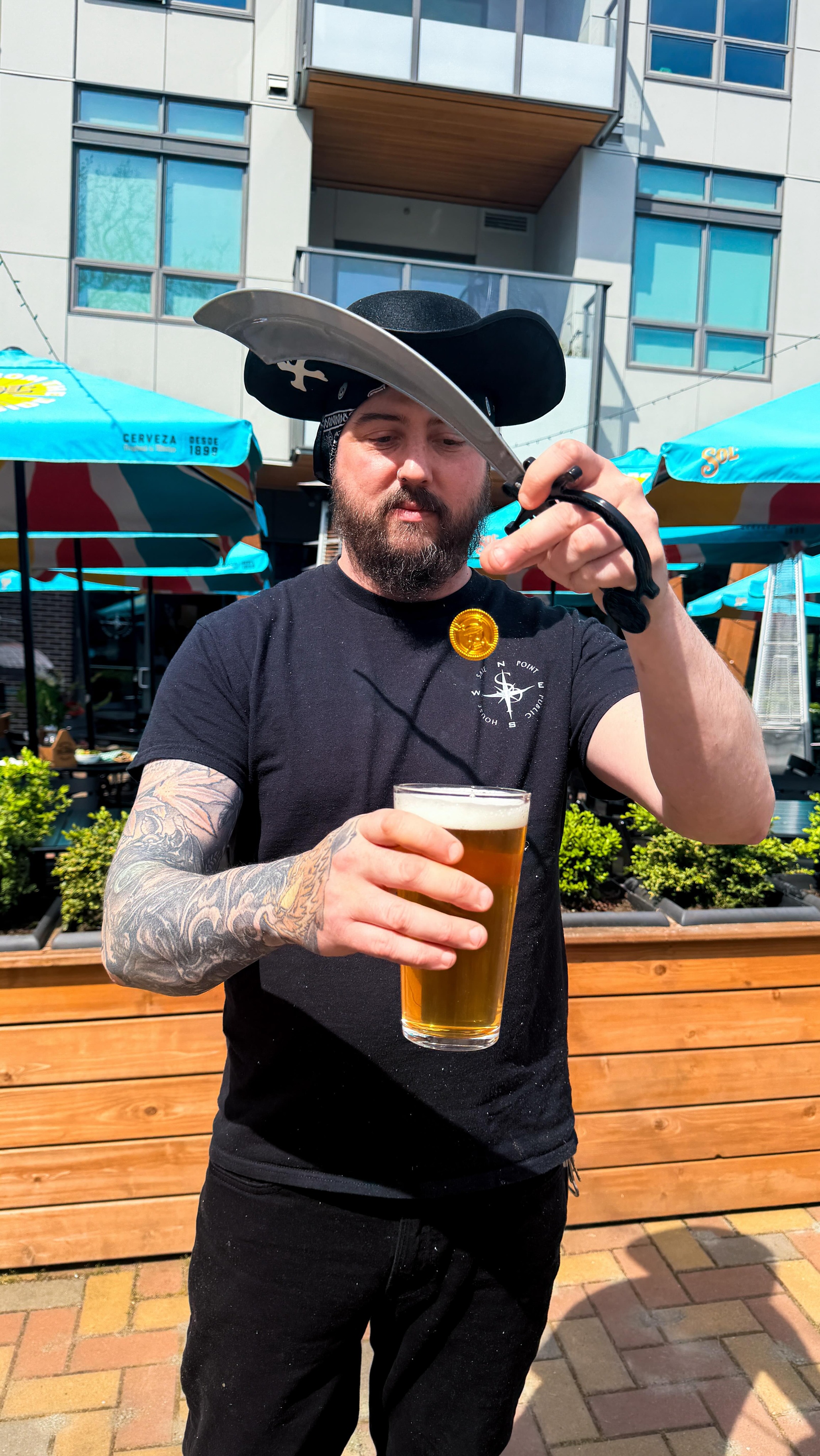 Buccaneer Days be near, can ye feel it, my dear? 🏴☠️
At eleven we open, so chart yer course here!
Dress in yer finest, come plunder the scene…Snag 10% off aye, the deal be pristine! 😉
Hunt for the gold as ye roam with yer crew, trade treasure for grub… or a pint (or a few) 🍻
So gather yer mates and don’t be late,
The loot and the laughs be worth temptin’ fate!
See you this Saturday?
.
.
.
#esquimalt #yyjeats #yyjlocal #yyjpubs #saxepointpub