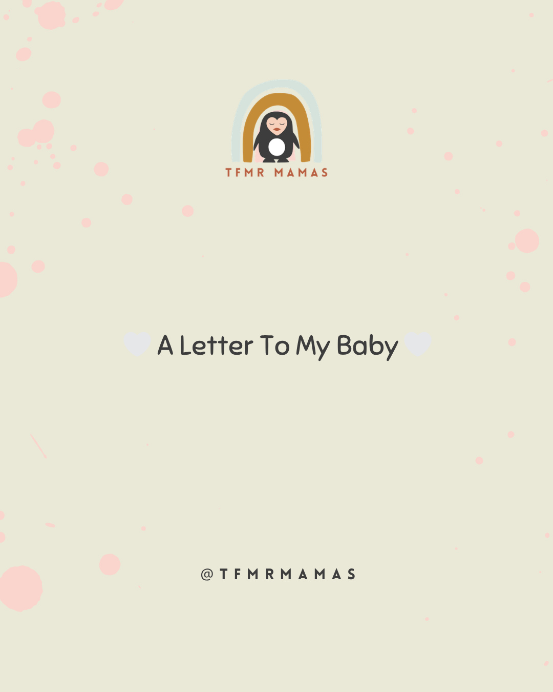 Thank you Marisa Madrigal & Guillermo Lopez for sharing this letter to your babies 🤍
#tfmr #terminationformedicalreasons #medicaltermination