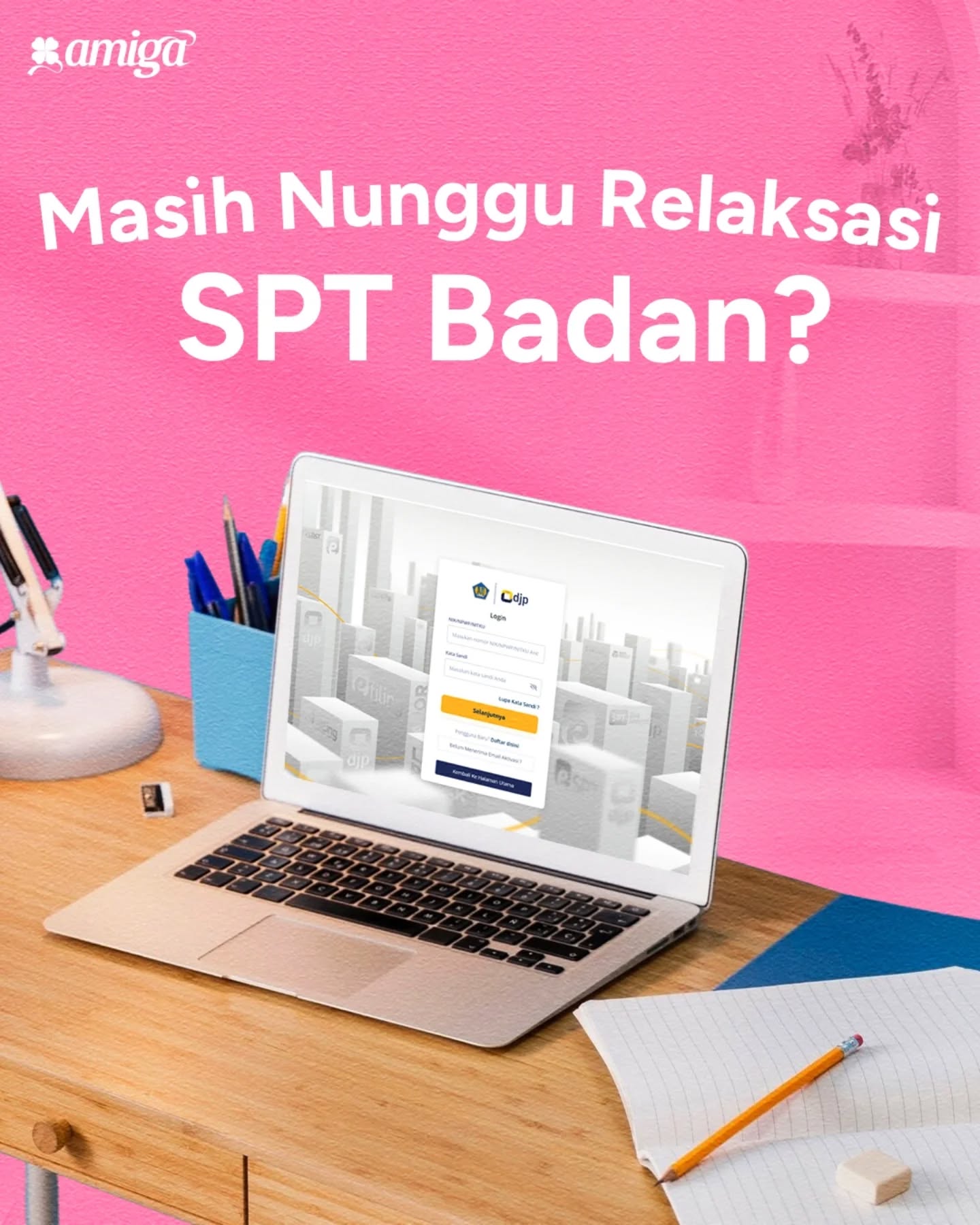 Nunggu Perpanjangan? Jangan Sampai Kena PHP! 🛑
Berdasarkan kabar terbaru, DJP belum memutuskan adanya perpanjangan batas waktu SPT Tahunan Badan. Menunggu hingga menit terakhir adalah strategi yang berbahaya untuk kesehatan administrasi bisnis Anda.
Ingat, sanksi keterlambatan dan risiko server down tetap nyata. Lebih baik tuntas sekarang daripada pusing kemudian.
Butuh bantuan beresin SPT Badan secara kilat tapi tetap akurat? Amiga solusinya. DM sekarang juga!
#amiga #djp #sptbadan #coretax #deadline