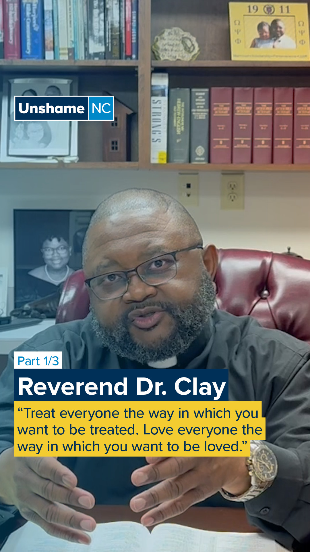 Reverend Dr. Clay first became involved in working in the church because he's passionate about how faith brings people together and supports the most vulnerable within our community. He knows that people with a substance use disorder (SUD) often need a place where they feel accepted, and he hopes his church can be that space ⛪.