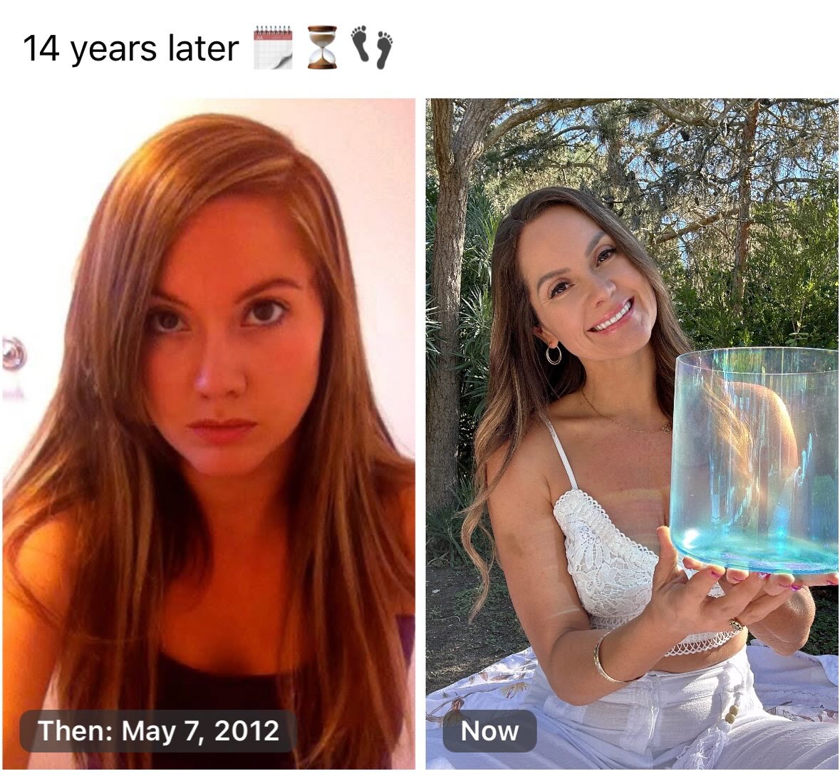 Everyone likes a good before and after hehe!
14 years later đâłđŁ
Just two months before I moved into my house and now as I prepare for the next journey.
Before medicine work and after.
At the beginning of my brain being fully developed and continuing to be an on going
process.
Before becoming a mommy and after!
Before being with my life partner in medicine, life and love...and after. đ
Before dolphins...after dolphins đŹ
Before I got back into music...after music became a big part of my career. đ¶
Emo....to gleem-o! đ«