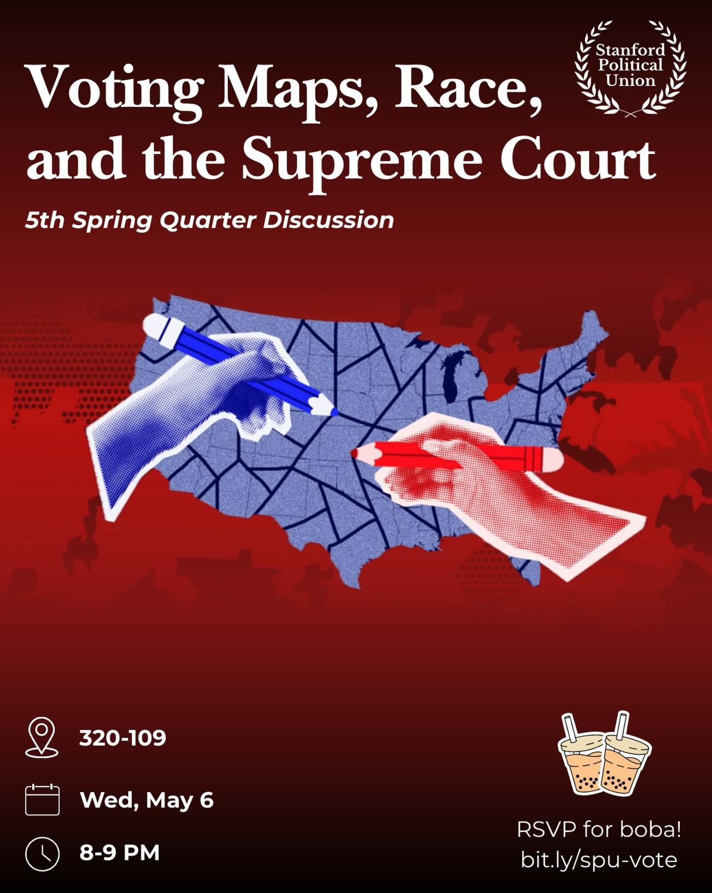 In a landmark 6–3 decision, the Supreme Court of the United States has struck down Louisiana’s congressional map as an unconstitutional racial gerrymandering. Join SPU on Wednesday, May 6th @8pm in 320-109 to discuss.