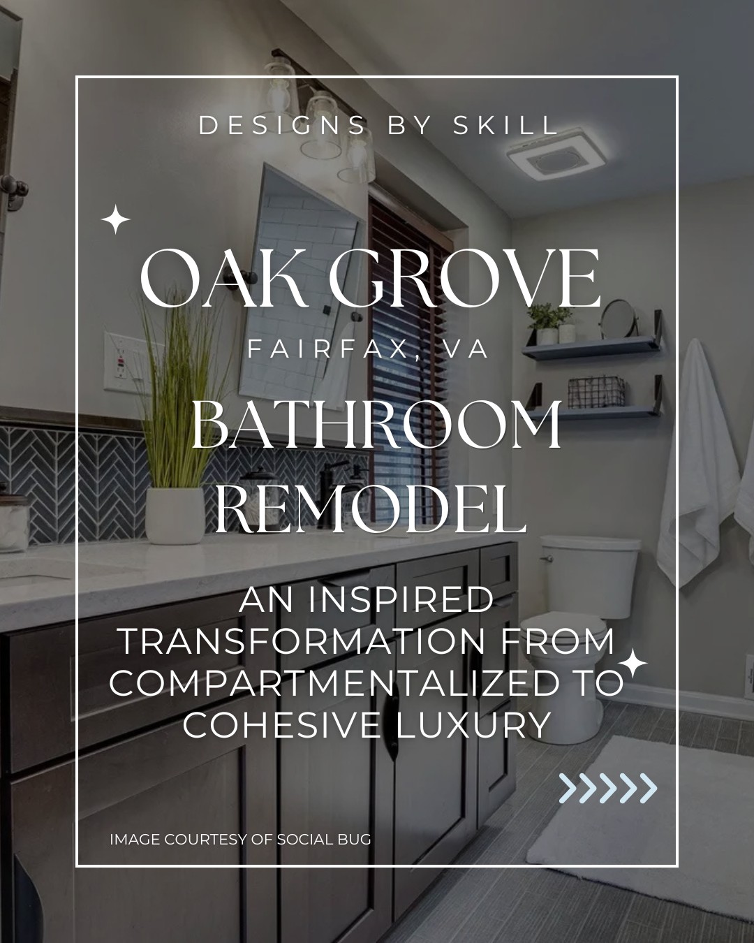 A timeless layout, re-imagined for modern living.
This Fairfax, VA primary bathroom remodel in Oak Grove blends the charm of a traditional floor plan, separate vanity space, and private wet area with elevated, high-end finishes.
We transformed a dated tub into a sleek walk-in shower and layered the space with:
• Jeffry Court tile for texture and movement
• Rich dark cherry Bertch cabinetry
• Quartz countertops for durability and elegance
The result? A bathroom that feels both classic and completely refreshed.
✨ Thoughtful design. Elevated materials. Seamless function.
Swipe to see how every detail came together.