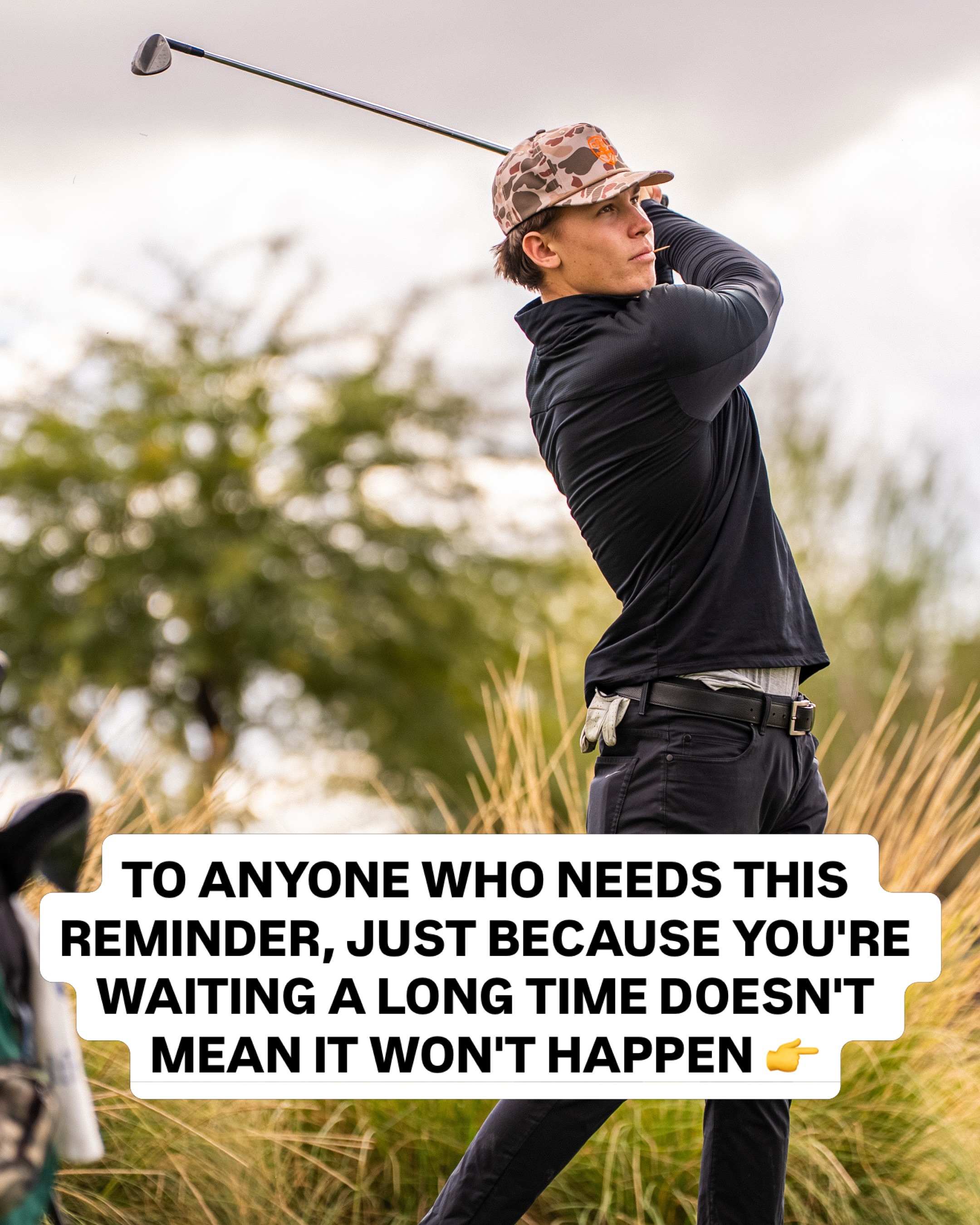 A waiting season is never wasted ⛳️✝️