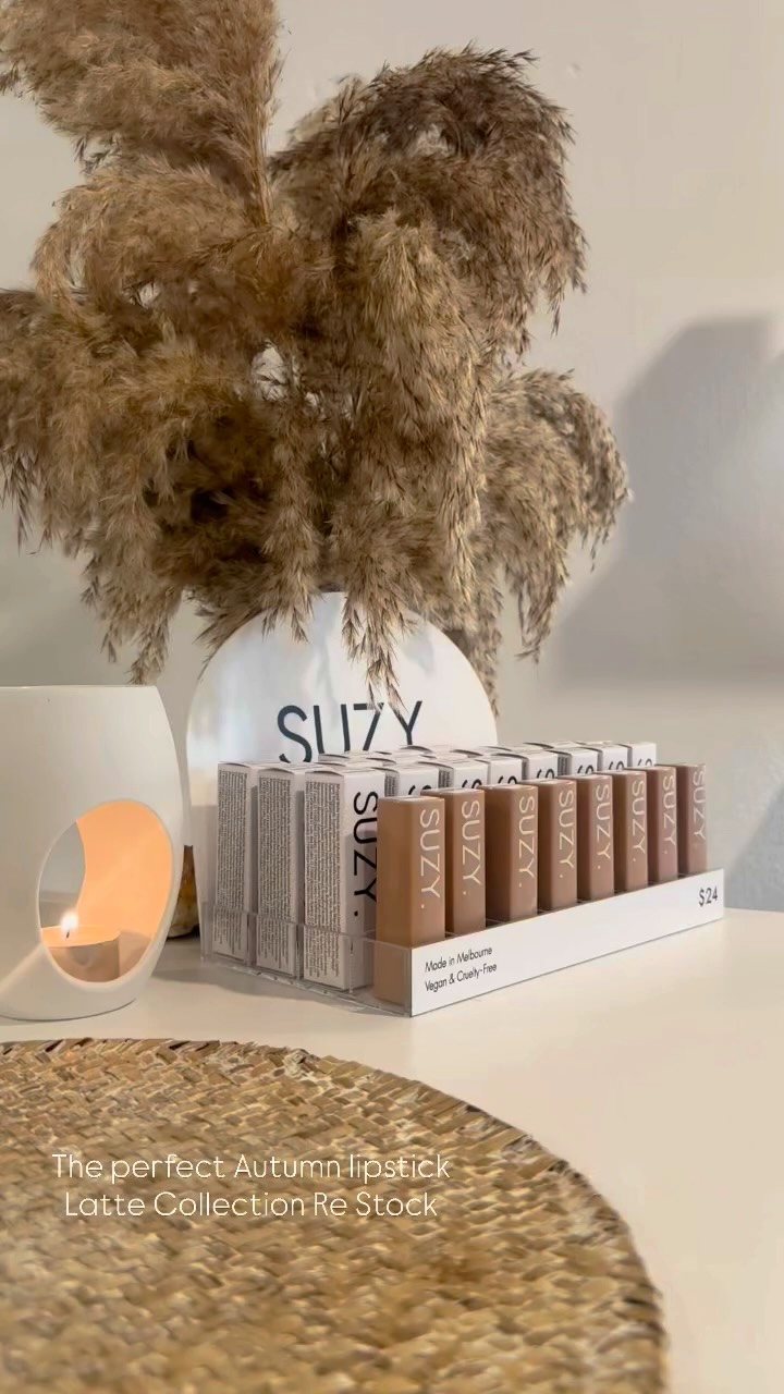 The perfect Autumn lipstick shades - The Latte Collection by @suzylipsticks 🤎