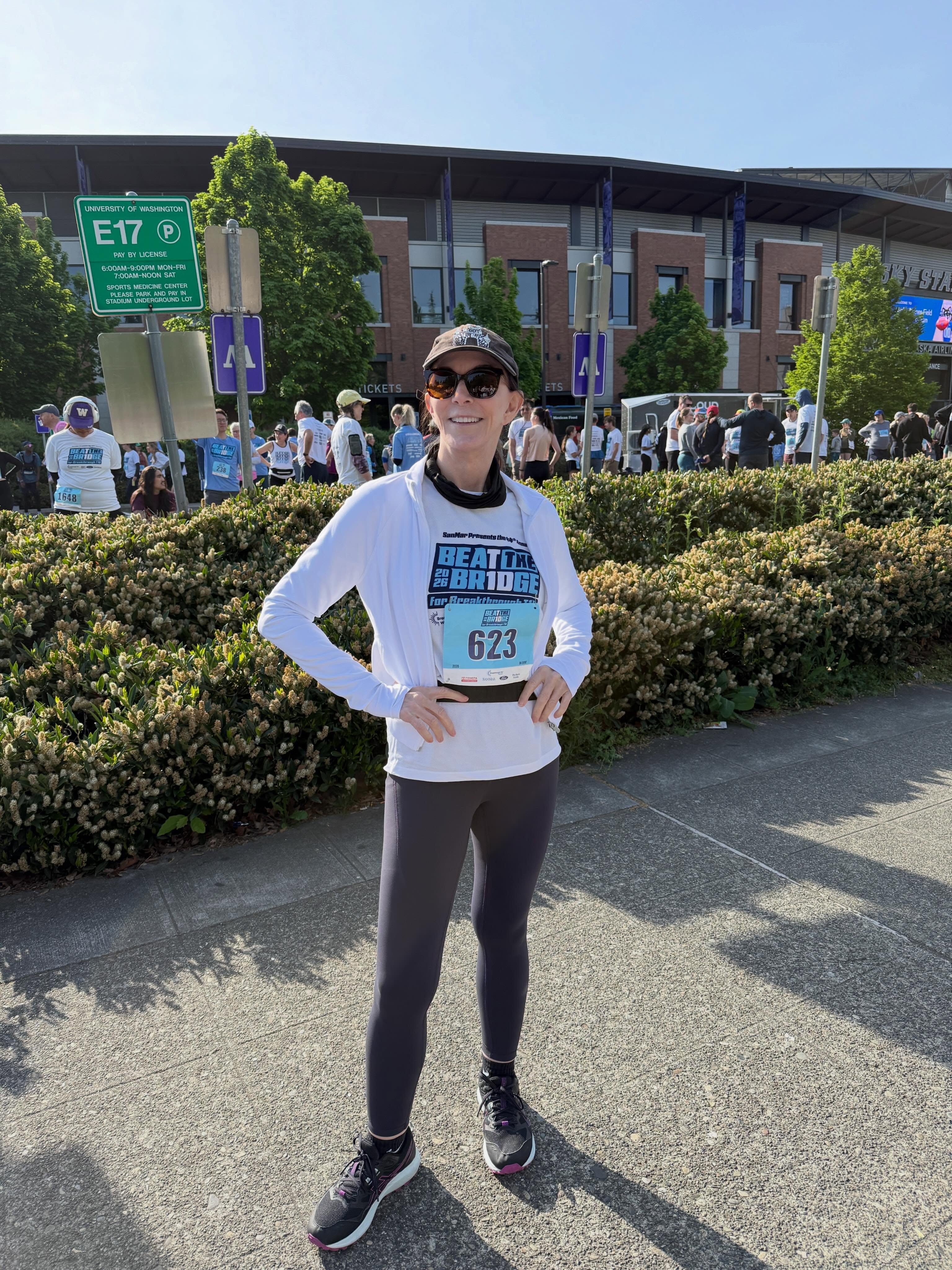 Our awesome founder running a marathon today! We are so proud of her… running for the cause of beating diabetes. ❤️