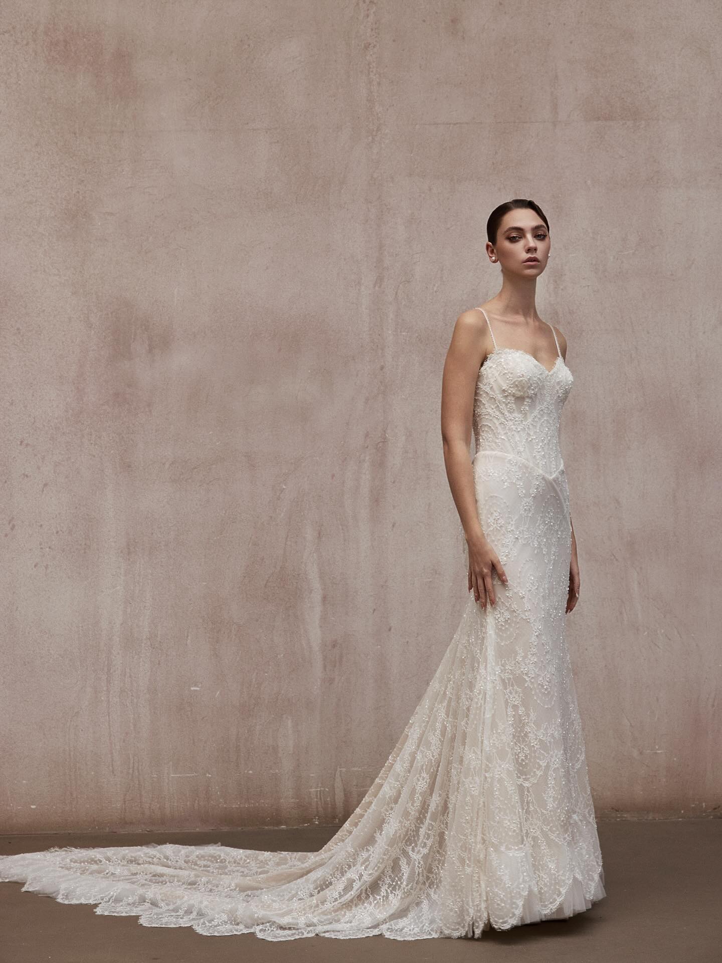 A dress that speaks in details ✨
Delicate lace, sculpted corsetry, and a silhouette made to leave a lasting impression.
