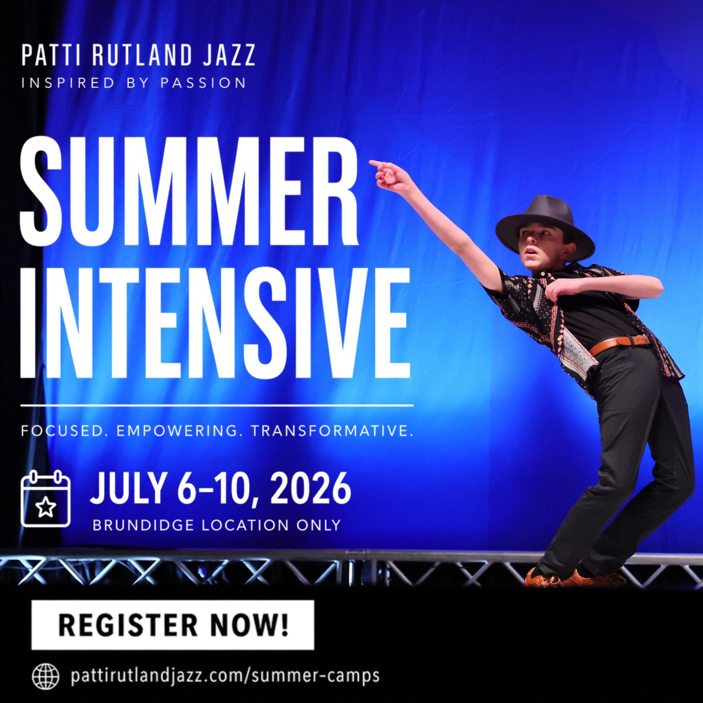 This is where dancers get better.
Our Summer Intensive gives dancers the chance to focus, train, and grow in ways they don’t always get to during the regular season.
Technique, strength, flexibility, performance quality—it all comes together here.
If your dancer is ready for that next step, this is it.
📅 July 6–10, 2026
📍 Brundidge Location Only
👯 Dynamini (Half Day) • Recreational • Intermediate • Advanced
Register now by clicking the link in our bio!
#PRJ4Ever #pattirutlandjazz #SummerIntensive #DanceTraining #LevelUp #DanceGrowth #BrundidgeAL #DothanAL #DedicatedDancers #TechniqueTraining #FutureStars #MomLife #KidsActivities