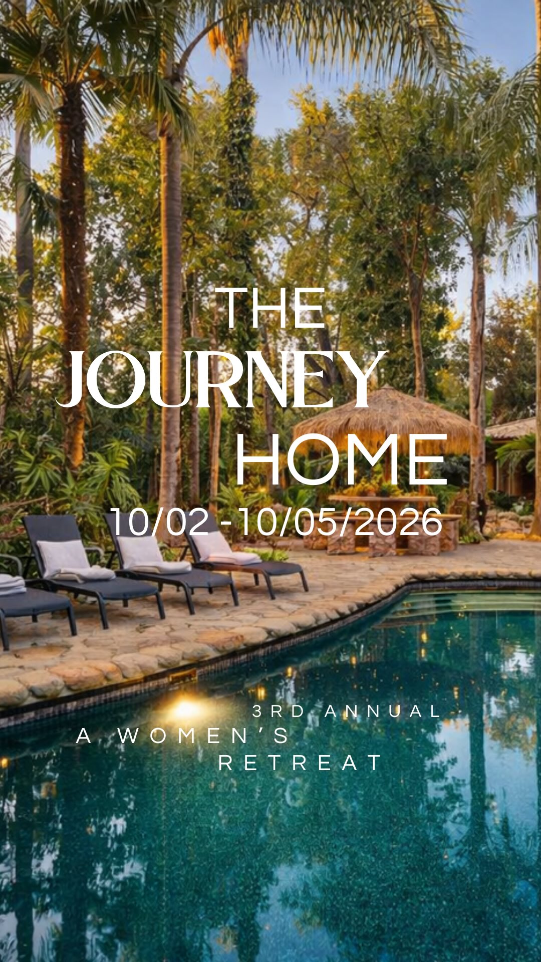 THE JOURNEY HOME
A Women’s Retreat in Ojai / Come back to yourself.
10/02 - 10/05/2026
A luxury women’s retreat designed to help you reconnect with your body, quiet the noise of everyday life, and return home to the woman underneath the pressure, expectations, and constant doing.
Through movement, nervous system restoration, meaningful connection, reflection, and the transformative Flow & Elevate method, you’ll experience what it feels like to slow down enough to finally hear yourself again.
You won’t leave as a different person.
You’ll leave feeling more like yourself.
#TheJourneyHomeRetreat
#JourneyHome
#WomensRetreat
#OjaiRetreat
#LuxuryWomensRetreat #venturalocal #ventura #ojai