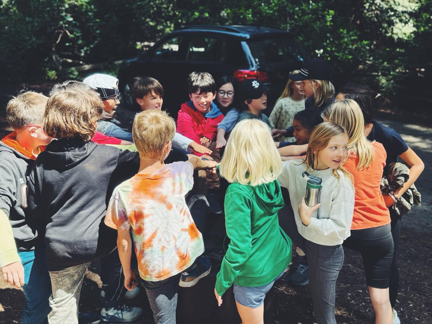 Camping trip for Grades 4&5 — From learning how to put up tents to testing recipes, the students were buzzing with excitement. They hiked, had dance parties, whole-class banana tag, and campfires… the trip was full of truly magical moments in the woods.