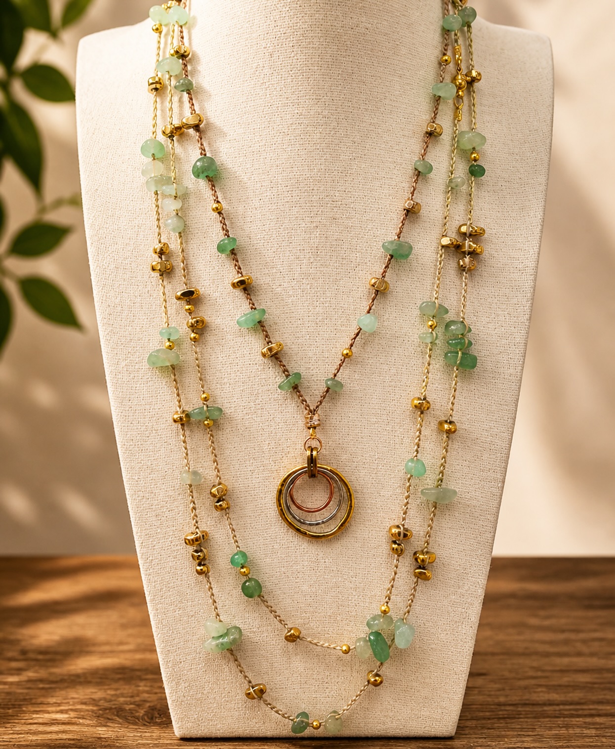 Soft layers, natural textures, and quiet detail.
These necklaces are woven by hand using cotton thread, bringing together delicate jade stone chips and warm gold hematite accents. The result is a piece that feels organic yet refined—lightweight, fluid, and effortlessly elegant.
Wear them layered or on their own—each strand moves with you, catching light in subtle ways and adding depth without overpowering.
A balance between earthy and luminous, crafted for everyday beauty.
Short Necklace
🏷️$36– Handmade, One of a Kind
Long Necklace
🏷️$52– Handmade, One of a Kind
#handmadejewelry #bohostyle #jadejewelry #layerednecklaces #artisanmade slowfashion
Same day delivery to Key Biscayne
Boho style handcrafted jewelry
Be unique
handcrafted textile jewerly❣️
Link in bio for online shopping 🫶🏻