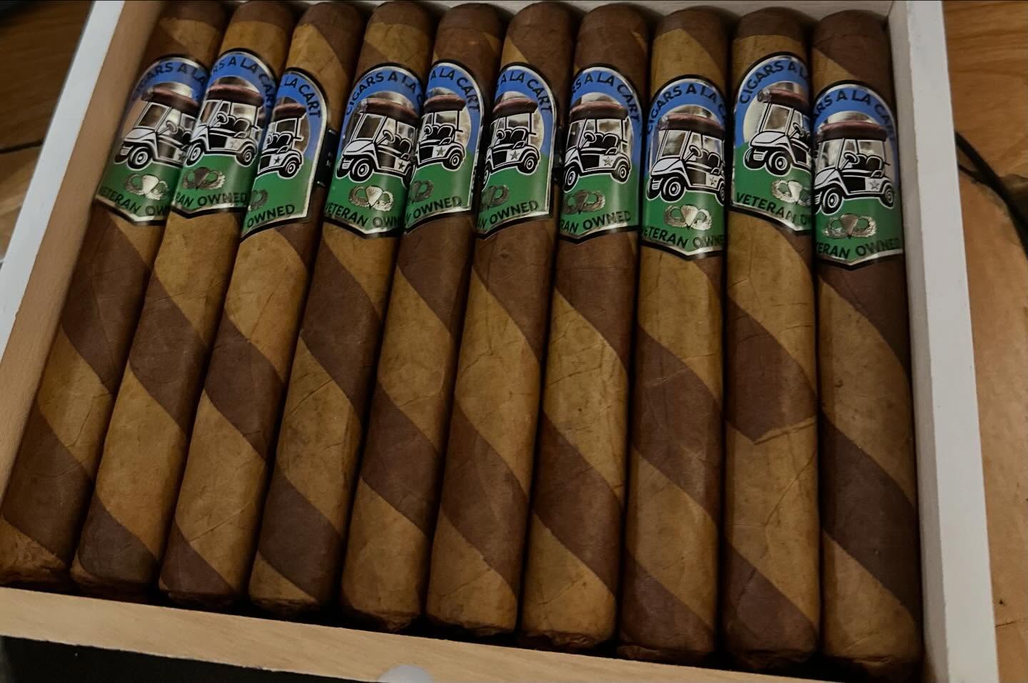 Getting our Private Label Barber Pole 💈 cigars ready for the @medinabeerfest 🍺 this Saturday. Stop by and check out our complete collection of Barber Pole cigars by CAO, Mark Twain, and Blanco Cigars to name a few.
