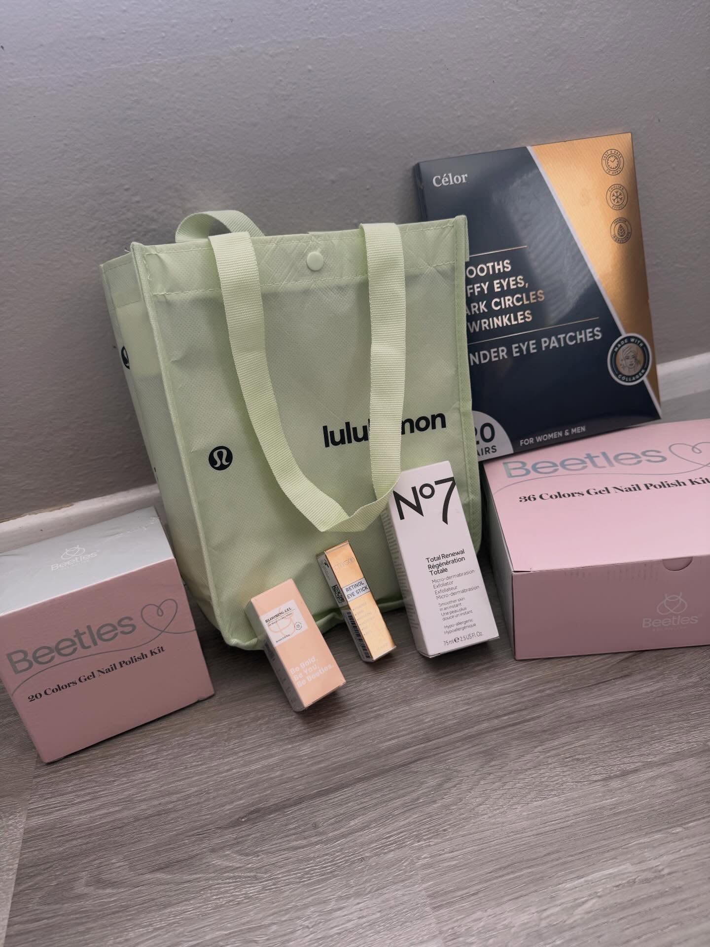 MOTHER’S DAY SELF CARE GIVEAWAY — $175 VALUE
We’re doing something special for Mother’s Day 🤍 One lucky winner will receive a full self care bundle valued at $175.
Included:
• Lululemon Lunch Pail
• 56 Beetles Gel Nail Polish
• Beetles Blooming Gel
• 24K Gold Eye Patches
• Retinol Eye Stick
• Renewal Exfoliator
How to Enter:
• Follow our Instagram @ivyandnaveycoboutique
• Share our Instagram post to your story
• Tag 3 people in the comments
• Comment “done” once completed
BONUS ENTRY:
Receive one extra entry for every purchase made at our Mother’s Day Event on May 8th
Winner will be drawn at the end of our event on Friday, May 8th.
*Will ship if winner needs shipped*
#ivyandnaveyco #momownedbusiness #giveaway #mothersday #shopsmallshoplocal