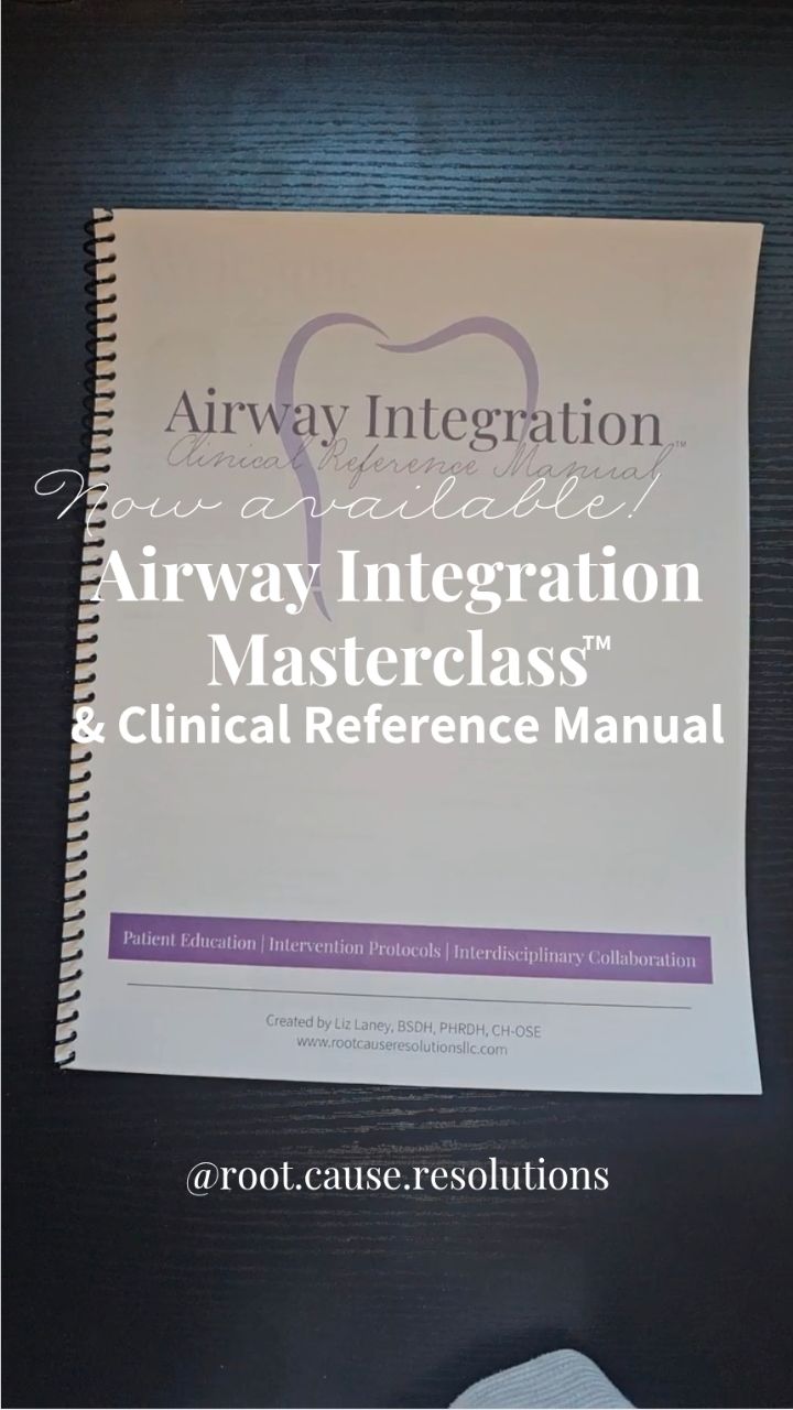A passion project a year in the making...I'm happy to announce that registration for my Airway Integration Masterclass™ is now open!!
💡 Airway dysfunction is present in your operatory every single day, yet most dental providers haven't been trained to recognize the signs for what they truly represent. So...I created this masterclass focused on all of the information and resources I wish I had 15 years ago!
This masterclass provides the knowledge needed to raise your standard of care.
🎓 It is a deep, clinically relevant breakdown of the why behind airway health, paired with practical protocols you can implement immediately in your practice.
Purchase includes
🌟 *8 hours of AGD/PACE CE credits
🌟 18 month course access
🌟 Chairside support documents
🌟 Links to additional resources
Available for purchase as part of a course bundle is my Airway Integration Clinical Reference Manual™, a 70-page, printed, spiral-bound manual (shipped separately)
✅️ Review the oral microbiome
✅️ Review the anatomy of the orofacial complex
✅️ Understand the connections between airway dysfunction and the impacts it has on all systems of the body
✅️ Chairside screening protocols for optimal integration
✅️ Script guidelines
✅️ Documentation guidelines
✅️ "30 Days to Airway Integration" Clinical Guide Workflow
✅️ Intervention protocol
‼️ Group pricing is available for Team Integration. Message me for more information.
🔗 Registration is now open - link in bio!
Course and Clinical Reference Manual sponsorship provided by @remplenish
#airwayeducation #wholebodyhealth #oralhealth #myofunctionaltherapy #dentistry
*This activity has been planned and implemented in accordance with the standards of the Academy of General Dentistry Program Approval for Continuing Education (PACE) through the joint program provider approval of UpScale Education, LLC, and Root Cause Resolutions, LLC.