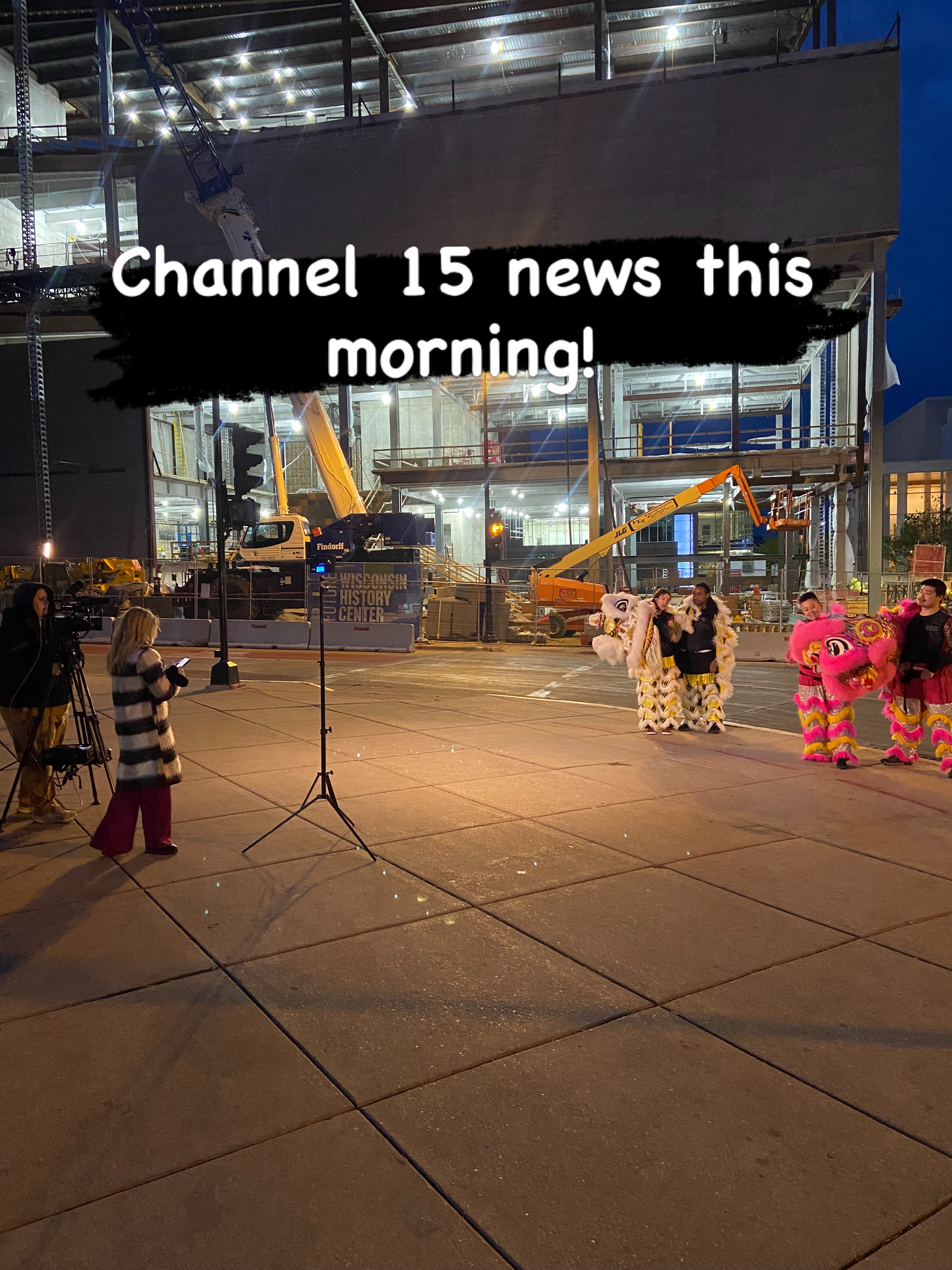 Catch us this morning at the live broadcast on channel 15, starting at 5:10 am!