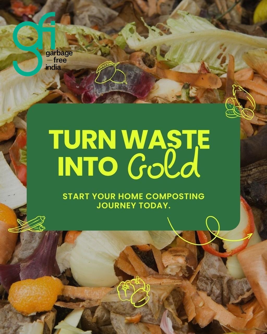 Composting at home is easier than you think! ♻️
From kitchen waste to nutrient-rich soil — it’s a simple process that anyone can start.
Just follow these easy steps:
🌿 Choose a container
🍂 Add a dry base layer
🥕 Add your kitchen waste
⚖️ Maintain the right balance
🔄 Mix regularly
💧 Keep proper moisture
🌱 Watch it turn into compost
Small actions at home can create a big impact on our environment.
Less waste to landfill, healthier soil, and a more sustainable future. 🌍
Start today your waste can give life!
#GarbageFreeIndia #InternationalCompostingWeek #Composting #WasteToWealth #CircularEconomy SourceSegregation ZeroWasteIndia SustainableLiving OrganicWaste SoilHealth ClimateAction SwachhBharat DecentralizedWaste WasteManagement Biodiversity