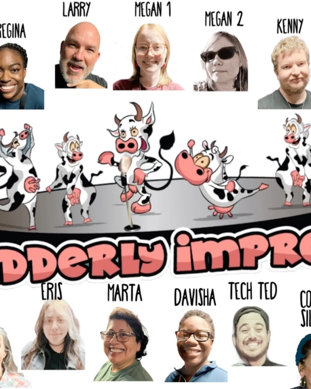 Featuring the HAROLD improv technique. MAY 8 FRI. 7:30PM
#Improv #familyfun #hanfordca #lilbricktheater #groupmind #performance #cows