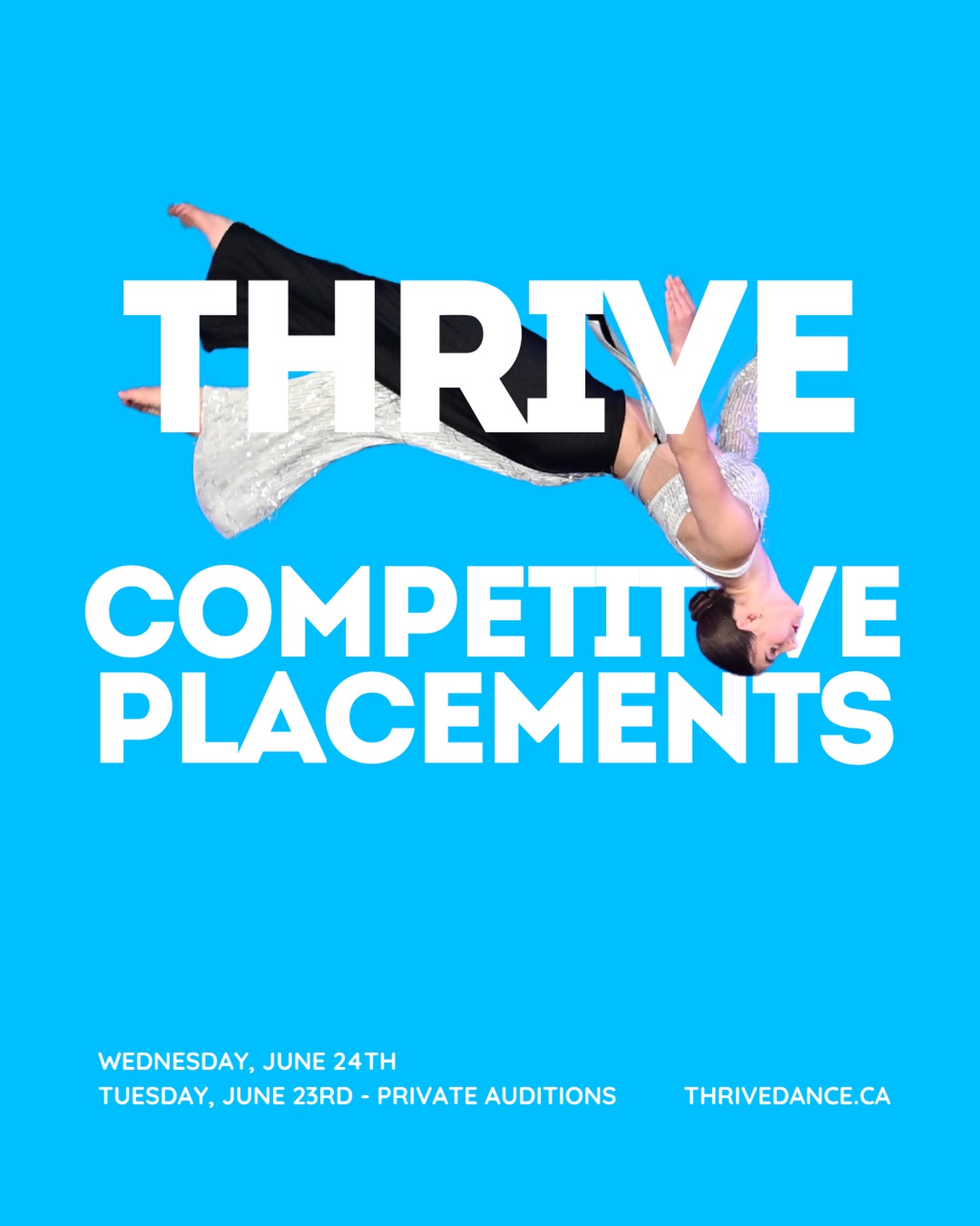 THRIVE Competitive Auditions ✨
For dancers looking for more.
More than just awards or titles — a place where dancers are challenged, supported, and truly seen.
At Thrive, we believe every dancer matters. We work to build confident, versatile artists in an environment that values growth, opportunity, teamwork, and connection.
Our competitive team is known for:
• High level training
• Strong mentorship & education
• Positive, team-focused environment
• Age-appropriate programming
• Dancers being valued & included
• Passion, drive, and community that exceeds studio walls
📍Langley, BC
🌐 thrivedance.ca
📧 thrivedancestudio@gmail.com
Join our dance family 💙