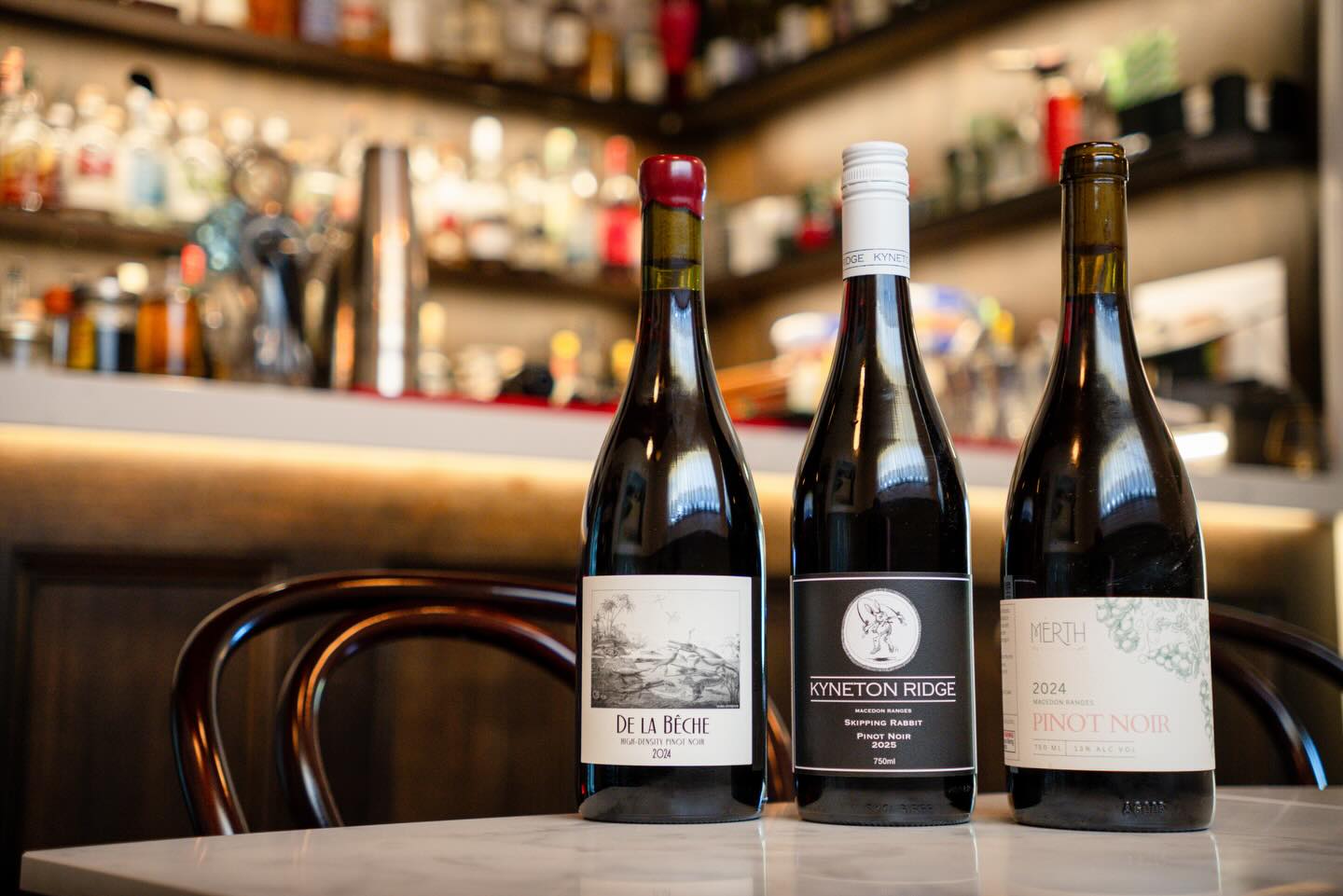 Macedon Ranges Pinot Noir season is here, and the new releases are landing on the shelves at Woodend Cellar & Bar.
De La Bêche sold out faster than we could blink, watch this space in case more stock comes through, because there’s a reason it goes that quickly. @kynetonridgeestate Skipping Rabbit 2025 and @merthvineyard 2024 (fruit from ZigZag Winery) are both outstanding and available now. Merth especially deserves your support, they lost significant stock in the Harcourt fires and are still producing brilliant cool-climate Pinot.
New releases will keep flowing through the cellar all season, worth checking in regularly or asking our staff what’s just landed.
#macedonrangeswine #pinotnoir #woodendcellarandbar