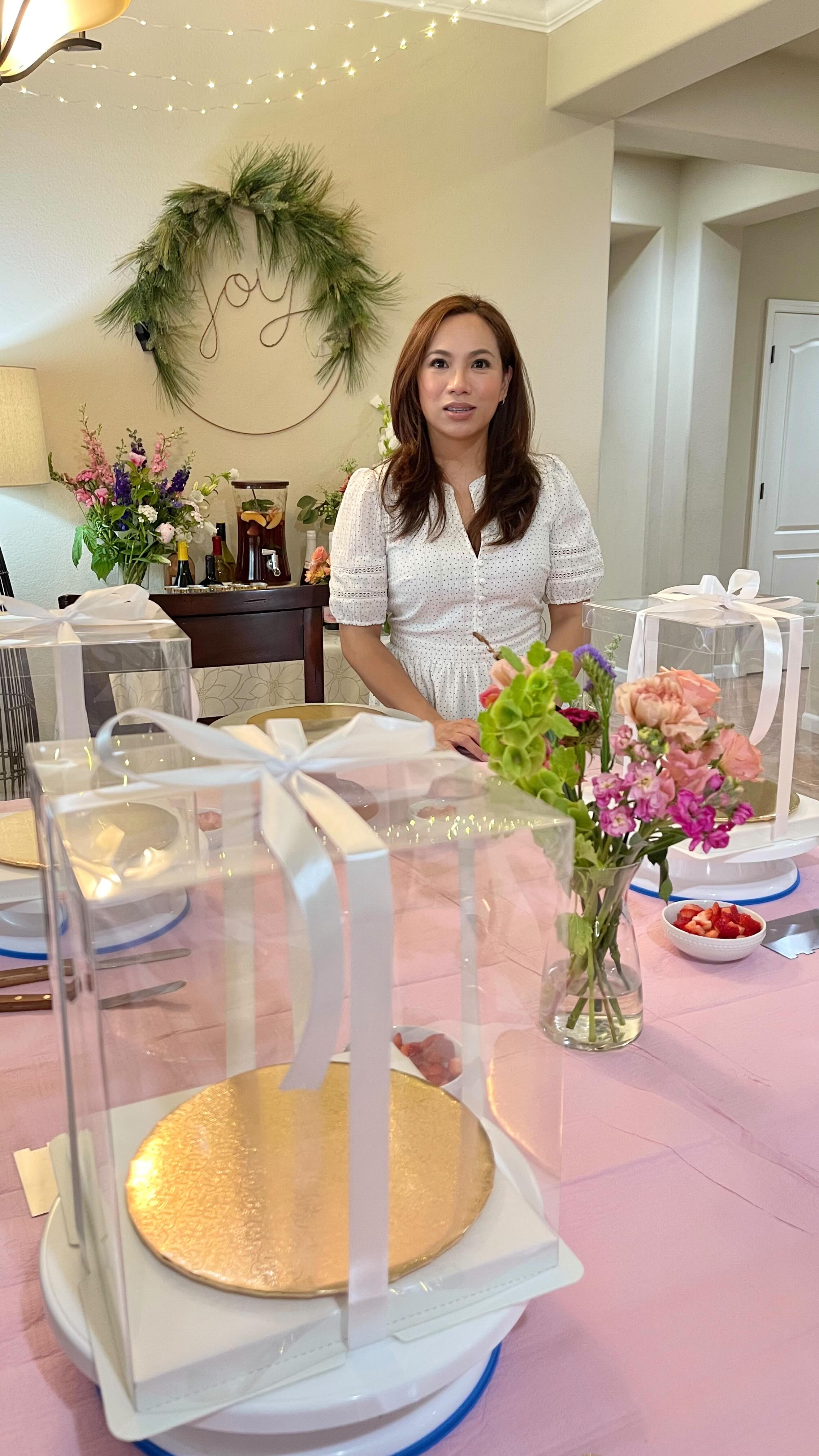 Really so proud of these beautiful ladies, they built their cake from the start, from layering to final look ✨
.
.
.
Our ICU team is fundraising for our massage chair, perfect during breaks on our really challenging shifts. Cake decorating is one of the ideas that came up and I’m glad we did it! Been trying to see if I can do these kind of class and it was really fun! Watching them from start to finish made me so proud 🙌🏼👏🏼
.
.
Im seriously considering to set up another one soon. Just don’t know when yet. I’m so thrilled about the idea 🤩🥰 what do you think? Would you join? Let me know 😍
.
#icunurse #cakedecoratingclass #mothersdayspecial❤️ #happymothersday❤️ #cakeworkshop