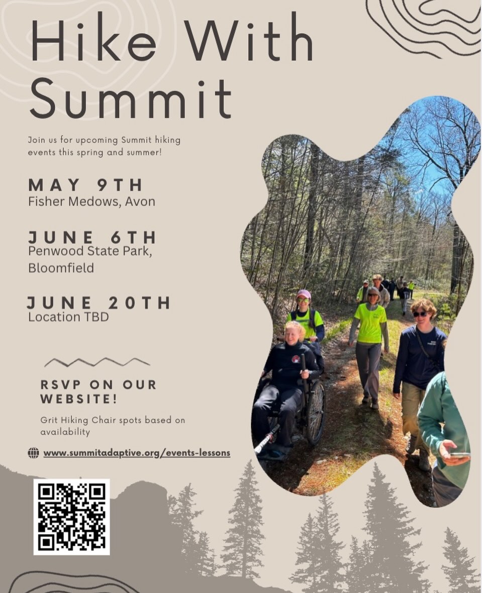 Ready to hit the trail with us? 🌲🥾
Sign up for upcoming Summit Adaptive hikes by visiting our website! we’d love to have you out with us this season.
Grit Hiking Chair spots based on availability.