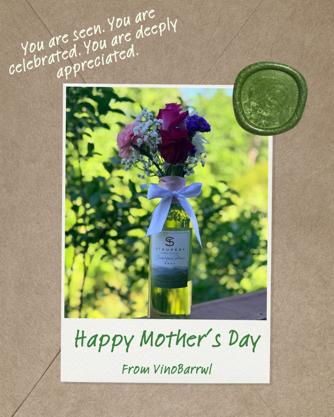 Cheers to the women who do it all! 🍷💐
This Mother’s Day, we’re raising a glass to the moms, grandmoms, and mother figures who make life a little sweeter. Whether she prefers a crisp Sauvignon Blanc or a bold red, today is all about making sure she feels seen, celebrated, and deeply appreciated.
From our VinoBarrel family to yours, Happy Mother’s Day!
How to Celebrate with Mom:
💐The Perfect Pairing: Fresh blooms and her favorite bottle of St. Supéry.
🍷Quality Time: Visit a VinoBarrel for a wine tasting at The Lunatic Chick Boutique or El Vinedo Local!
🙏 A Simple Thank You: Sometimes the best gift is just letting her know how much she means to you.
How are you toasting to Mom today? Let us know in the comments!
@elvinedolocal @the_lunaticchickboutique @stsupery
#MothersDay #VinoBarrel #CheersToMom #WineTasting #MothersDay2026