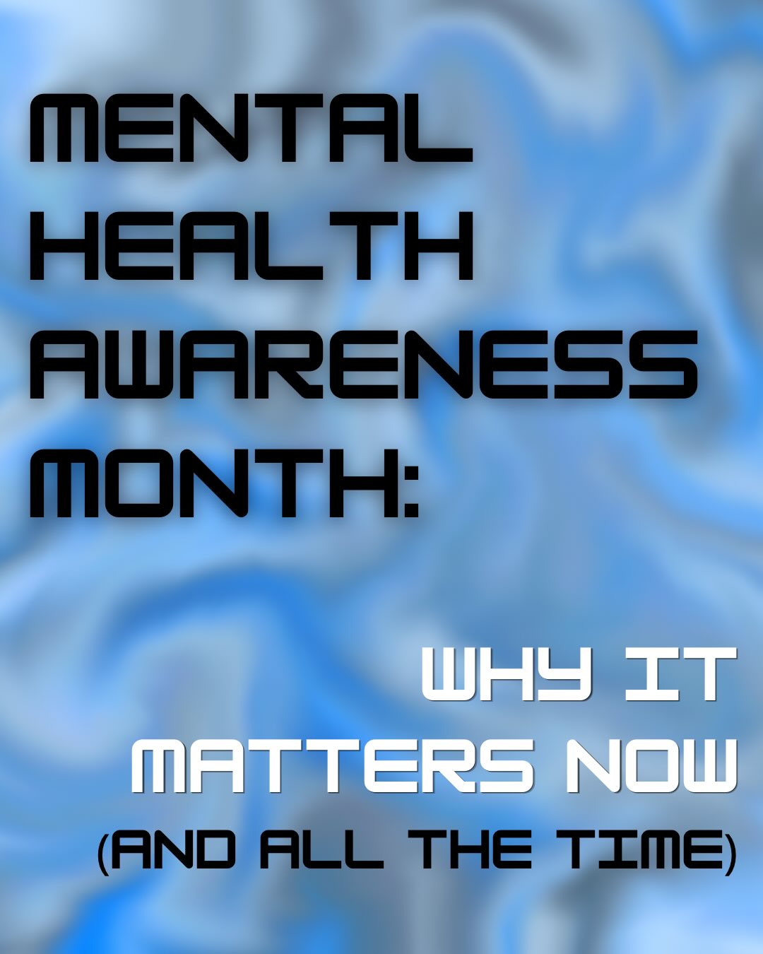 May is Mental Health Awareness Month — a reminder that mental health matters every single day, not just during one month 💚
Taking care of yourself can look different for everyone, and even small acts of care and support can make a difference.
How do you tend to your mental health? 🌱
#MentalHealthAwarenessMonth #MentalHealthAwareness #MentalHealthMatters #EndTheStigma #SelfCare MentalWellness YouAreNotAlone MentalHealthSupport WellnessJourney HealingJourney