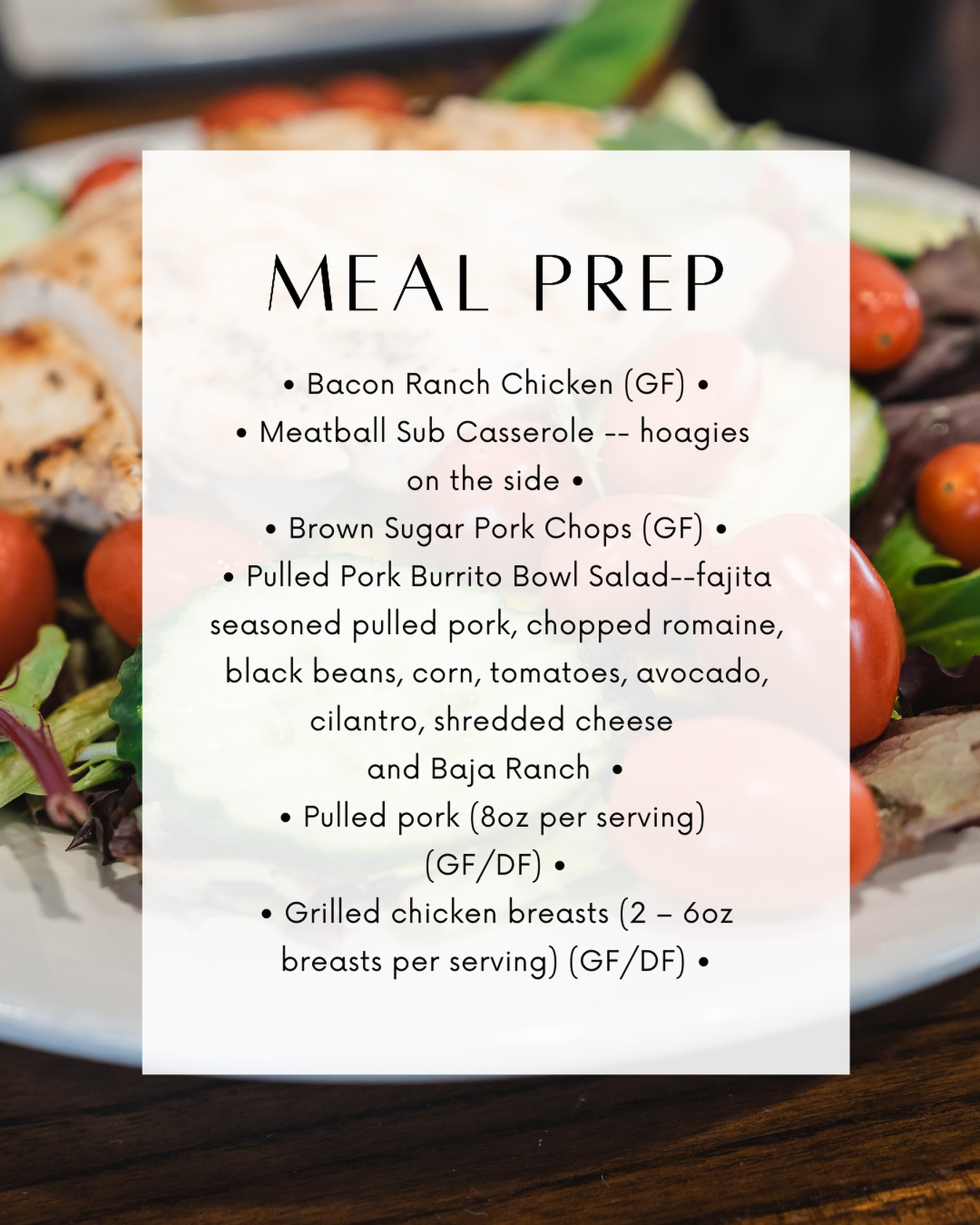 🍽️ This Week’s Meal Prep Orders 🍽️
Pick Up Date: Monday, May 18th and Tuesday, May 19th
Please place your order by Thursday, May 14th at 10 PM
540.269.3167 or crossroadscafe22846@gmail.com
Or place your order ➡️ link in bio.
#CrossroadsCafe #MealPrep #MealsToGo #TimeSavingMeals #EasyMeals