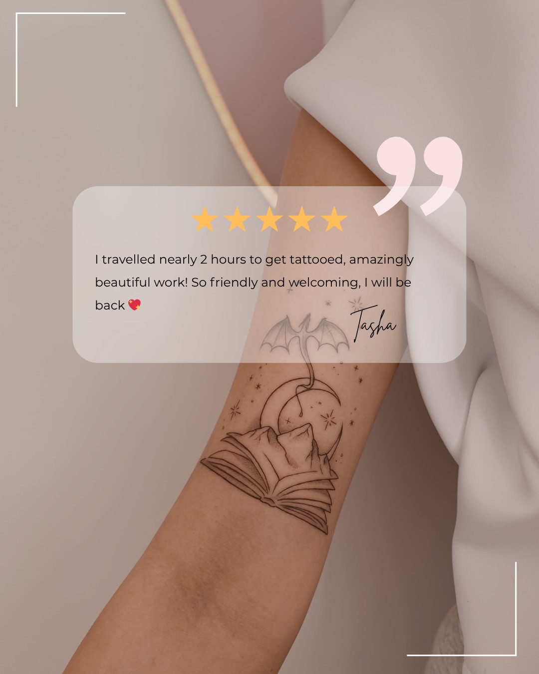 The most beautiful part of my work - your experience ✨
💌 Book your next tattoo through the link in bio!
#valenciatattoos #meaningfultattoos #magicaltattoos #throneofglassfandom #throneofglasstattoo