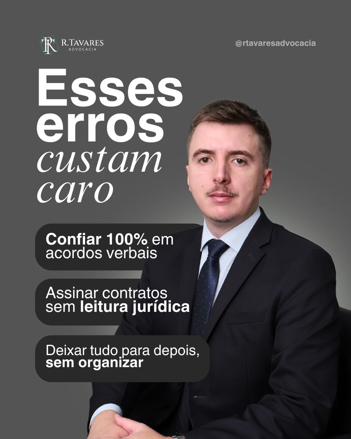 Tem erro que parece pequeno… até virar um problemão.
E na maioria das vezes, o prejuízo poderia ter sido evitado com
orientação jurídica no momento certo.
Prevenção ainda é o melhor caminho.
Antes de tomar decisões importantes, procure acompanhamento jurídico especializado e nos siga para mais conteúdos como esse.
.
.
.
#orientacaojuridica #escritorio #advogados