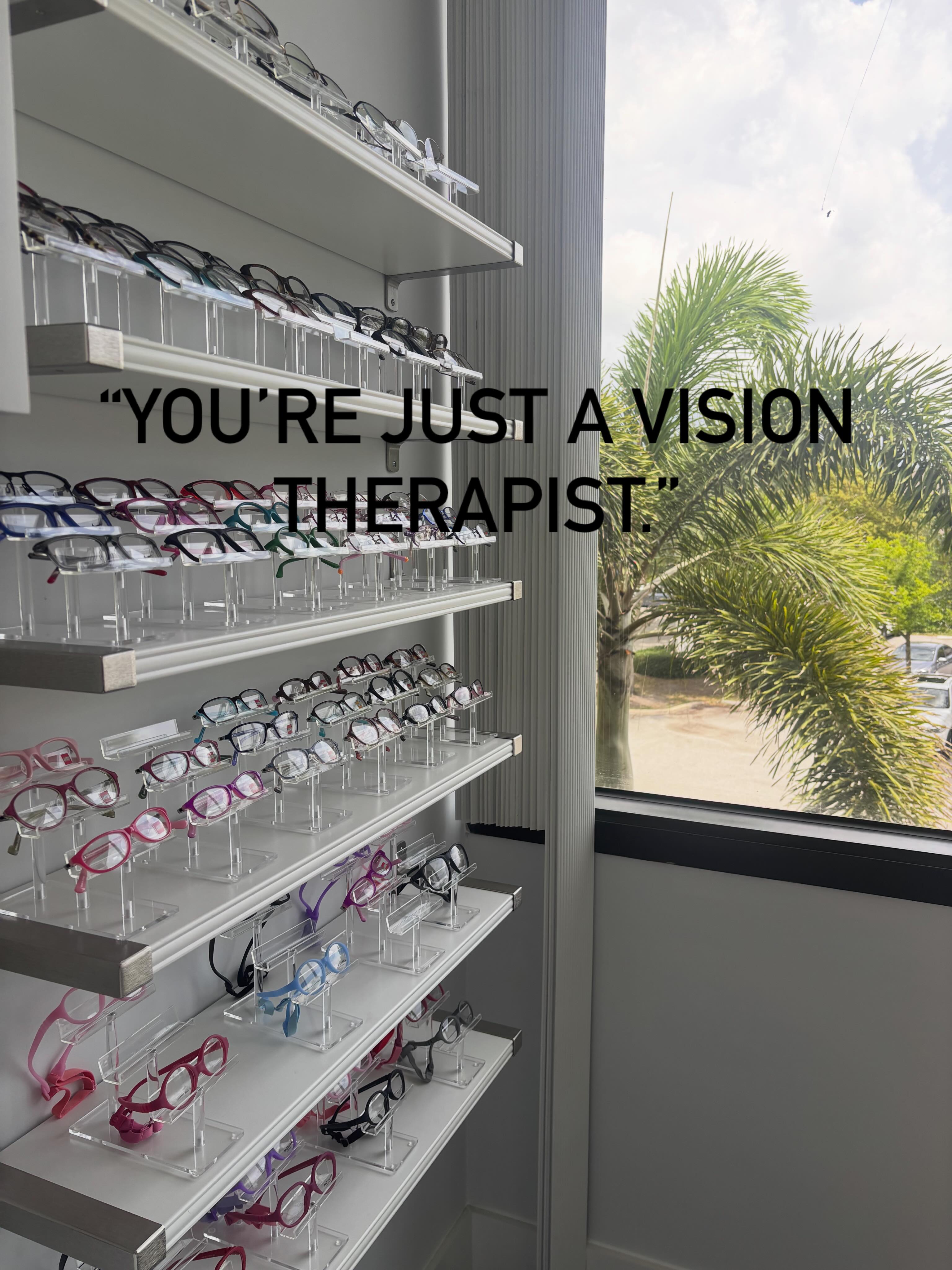 We help train eyes… but we also calm nerves, celebrate wins, and make your journey as easy as we possibly can. We are more than just vision therapists.👁️🖤