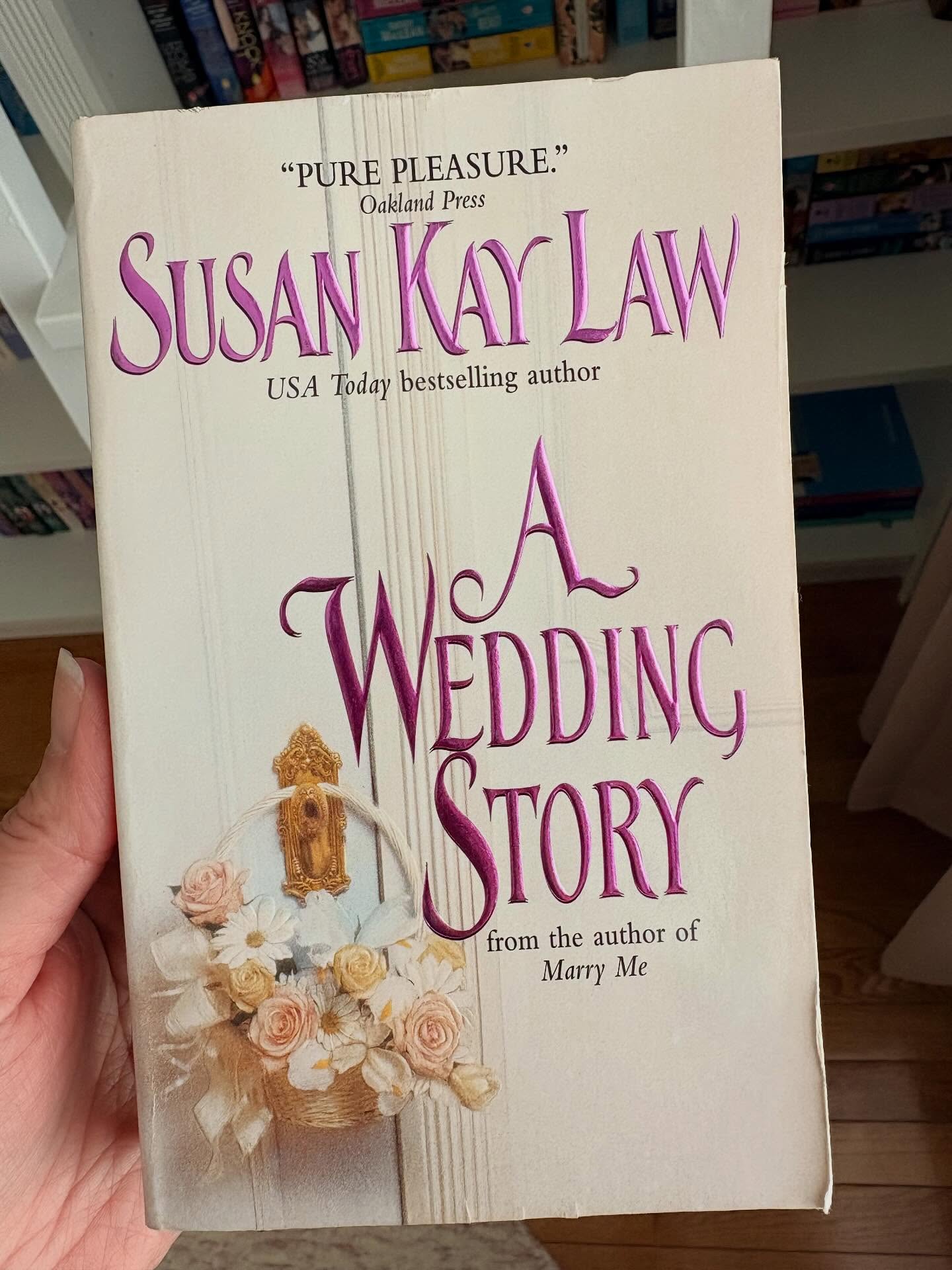 Oops I forgot to post the #stepbacksaturday reveal yesterday 😬
A Wedding Story by Susan Kay Law
#historicalromance #romancebooks #romancereader #stepbacksaturdayreveal